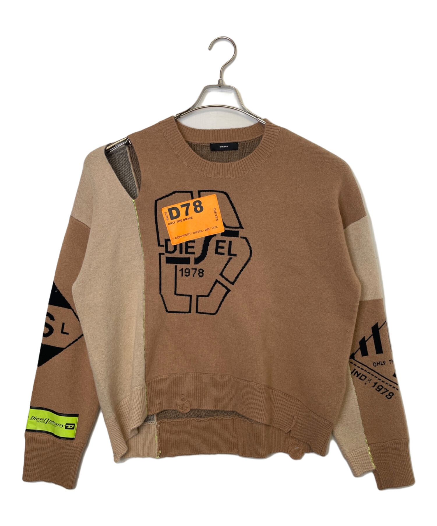 中古・古着通販】DIESEL (ディーゼル) DIESEL M-ALYCIA KNITWEAR