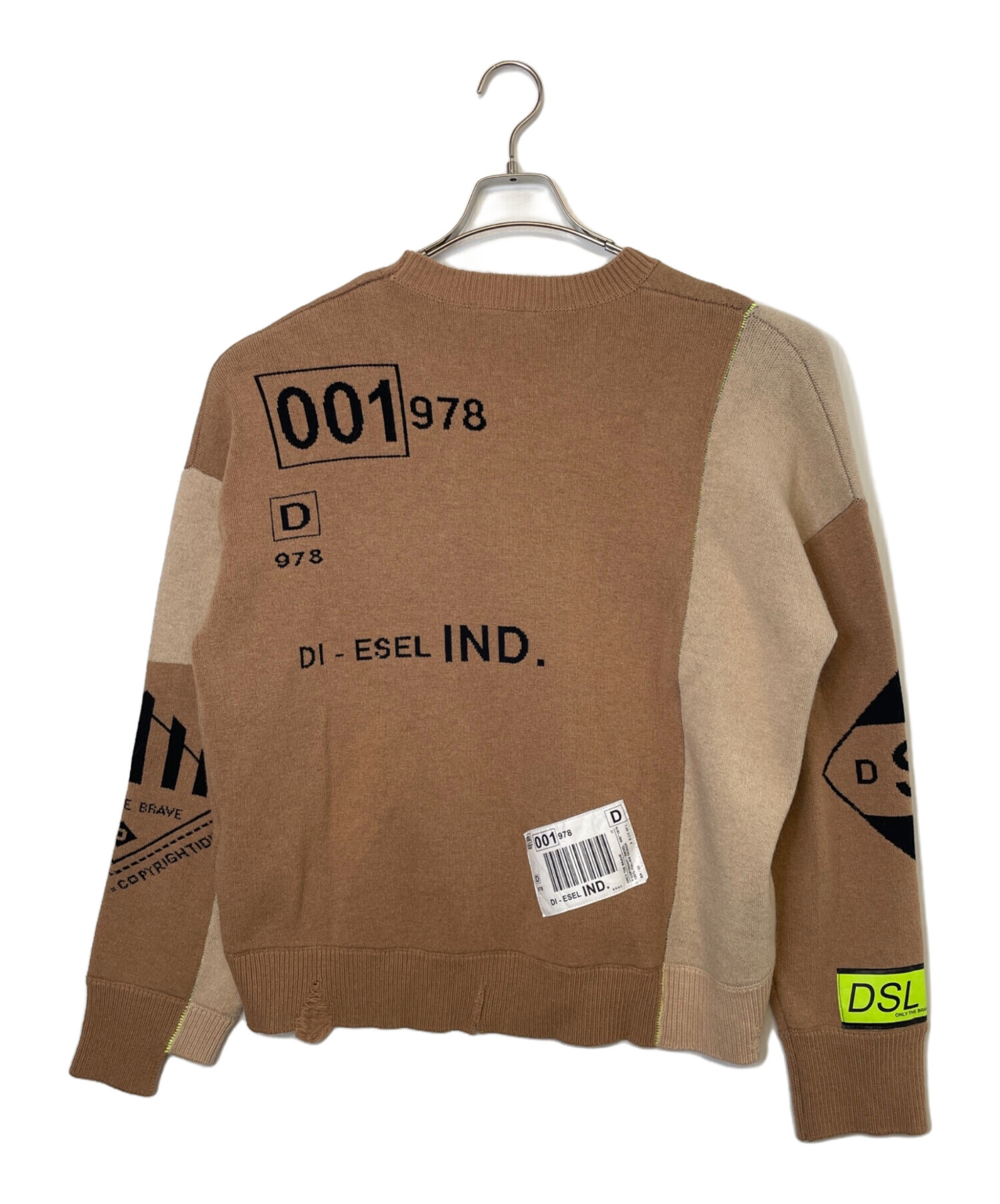 中古・古着通販】DIESEL (ディーゼル) DIESEL M-ALYCIA KNITWEAR