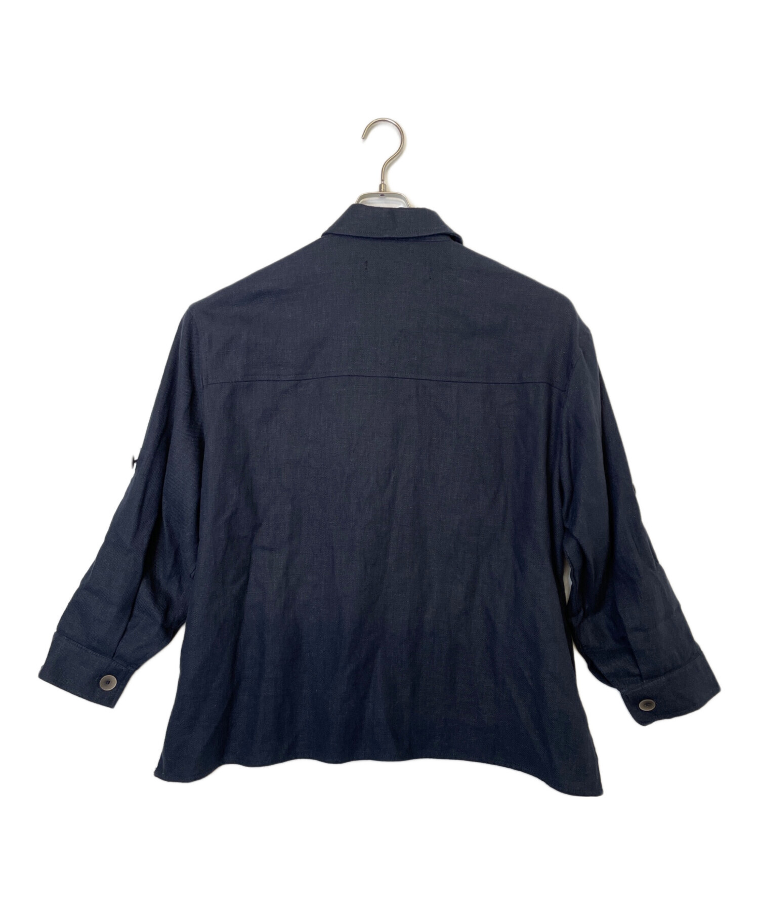 中古・古着通販】ZARA (ザラ) ZARA 長袖 シャツジャケット ネイビー 