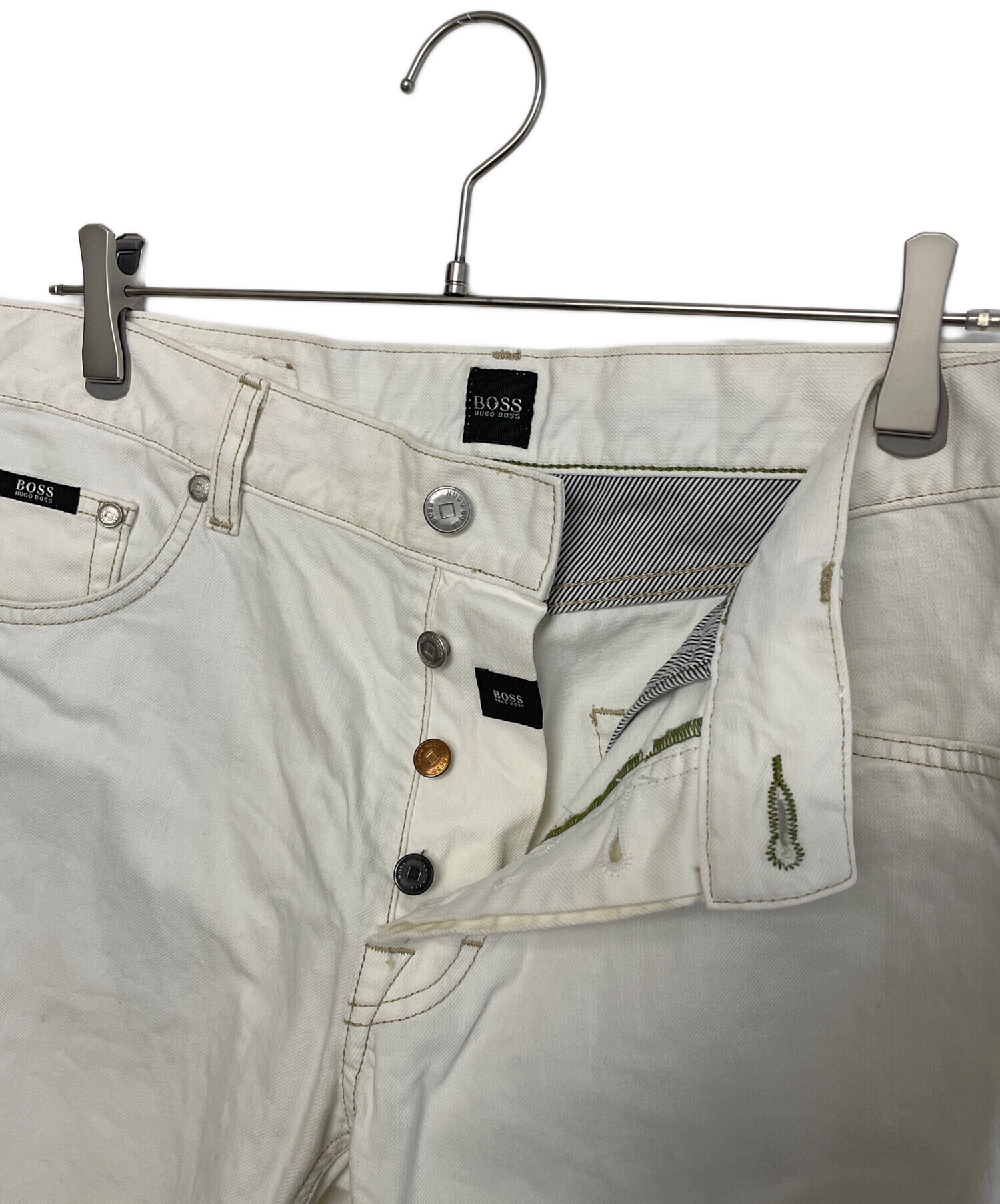 中古・古着通販】HUGO BOSS (ヒューゴ ボス) ホワイトデニムパンツ