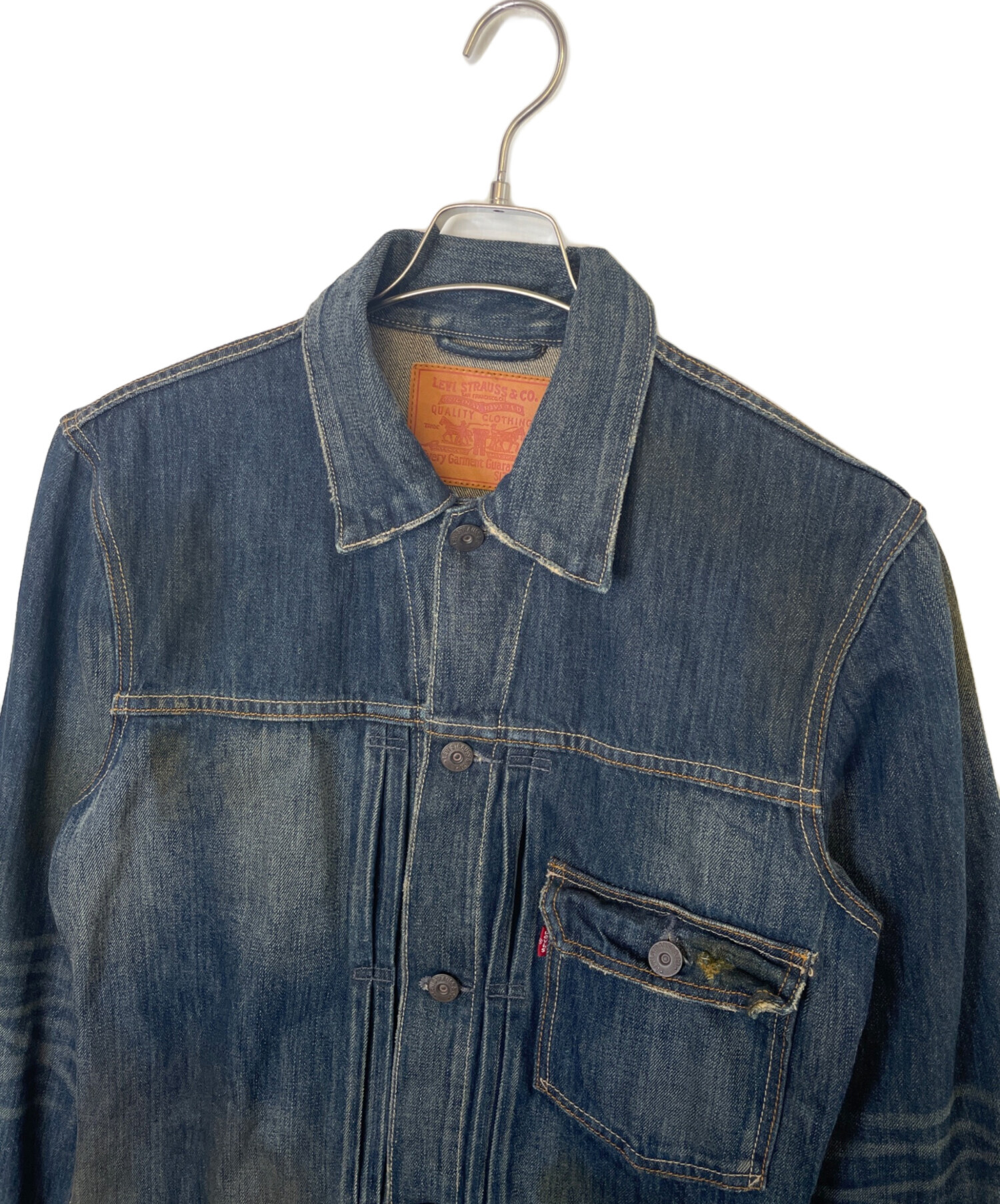 中古・古着通販】LEVI'S (リーバイス) デニムジャケット インディゴ