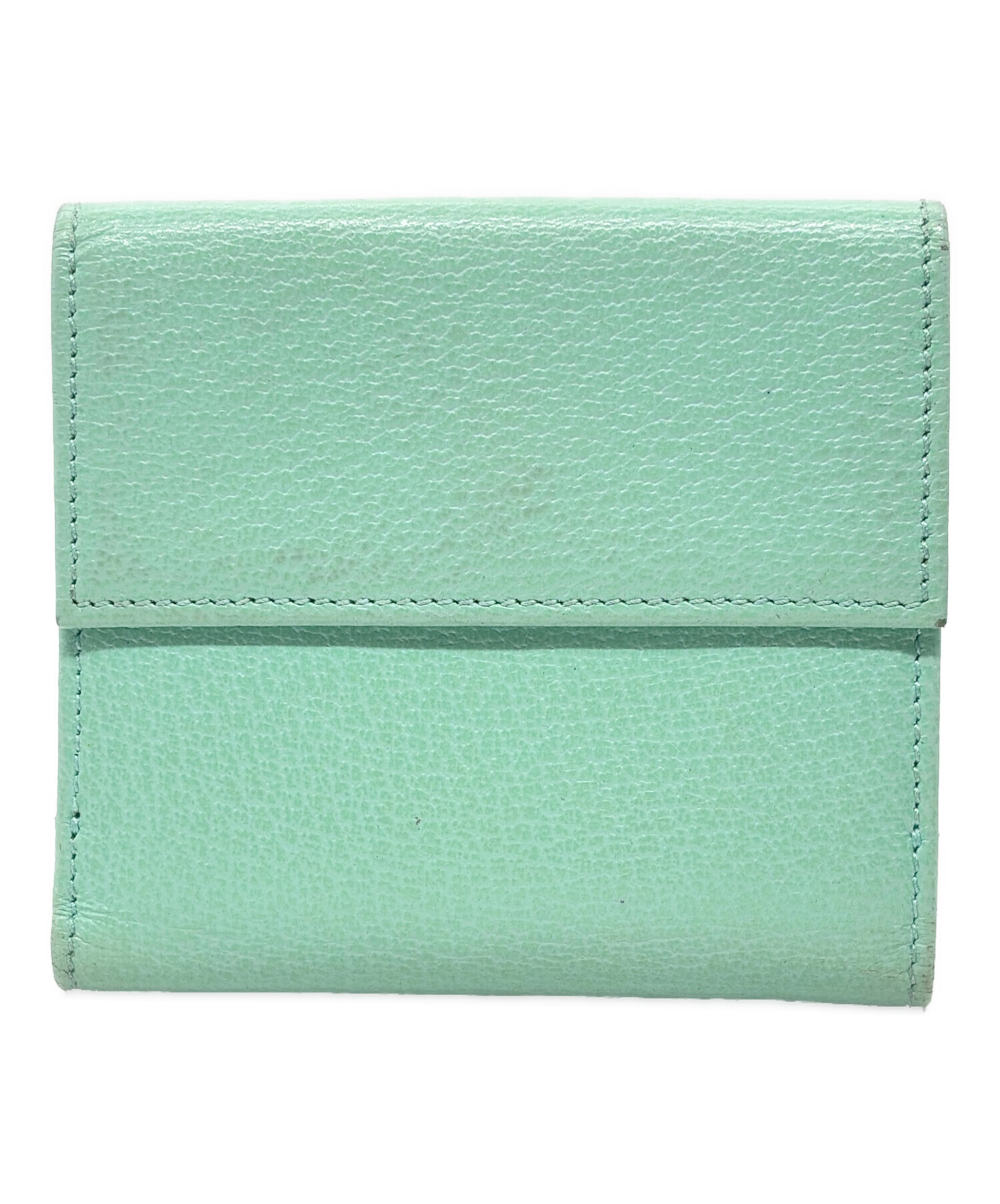 中古・古着通販】Tiffany & Co. (ティファニー) 2つ折り財布 グリーン