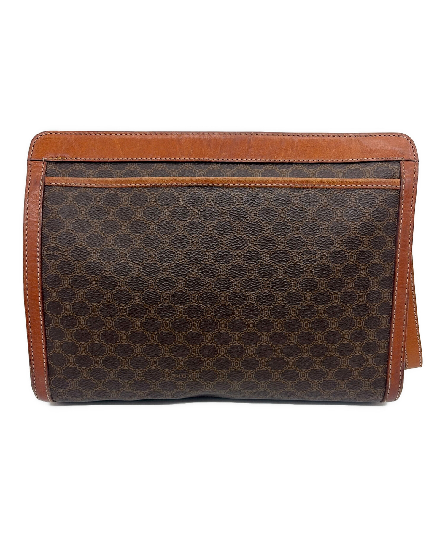 中古・古着通販】CELINE (セリーヌ) クラッチバッグ ブラウン