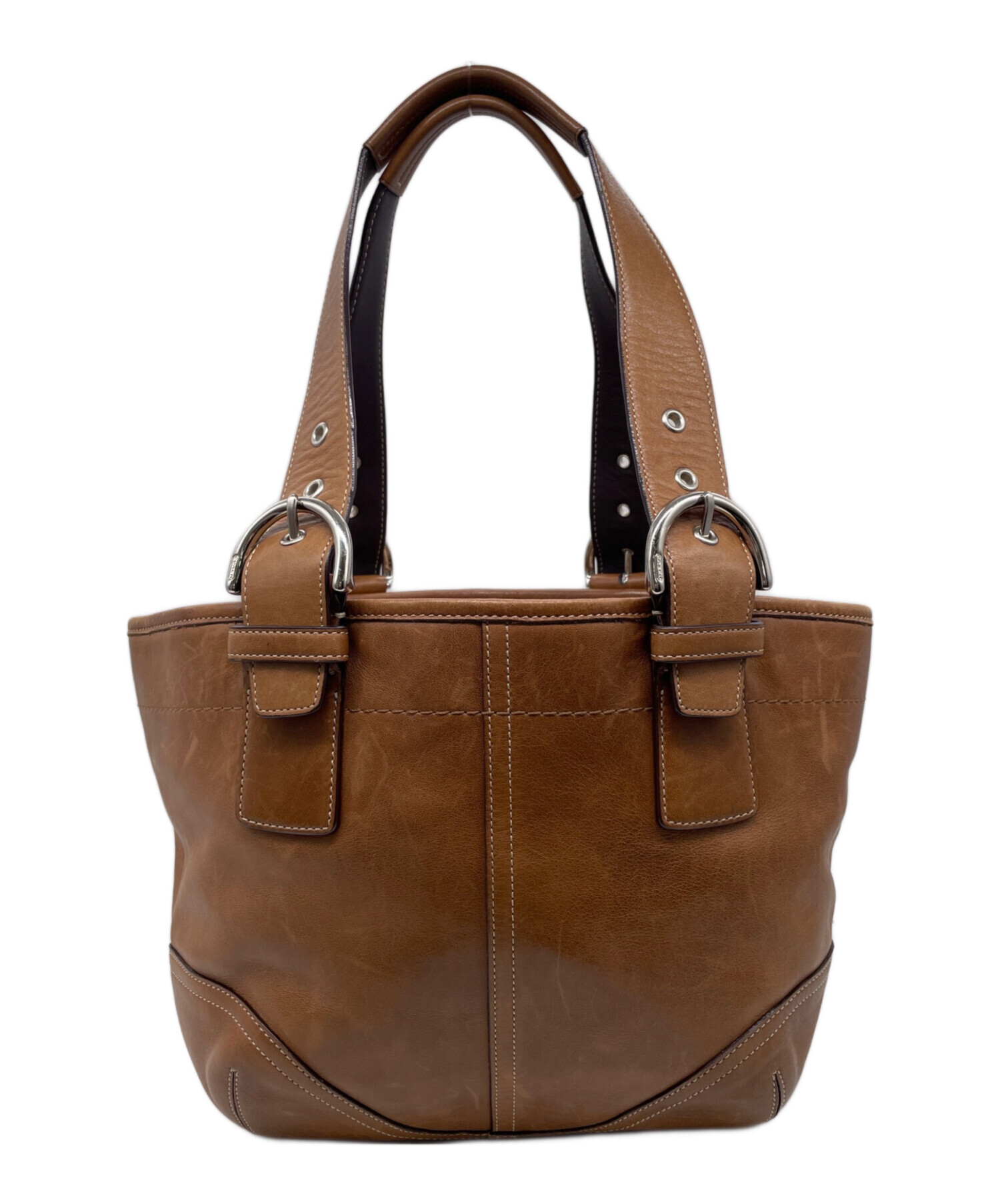 中古・古着通販】COACH (コーチ) COACH レザー トートバッグ 9544
