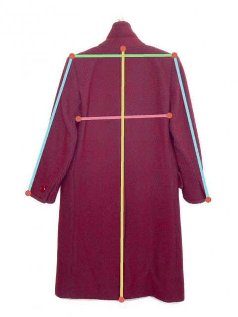 Yves Saint Laurent 赤 ダブルブレストコート M 新品同様 中古・古着通販】Yves Saint Laurent (イヴサンローラン) Yves Saint