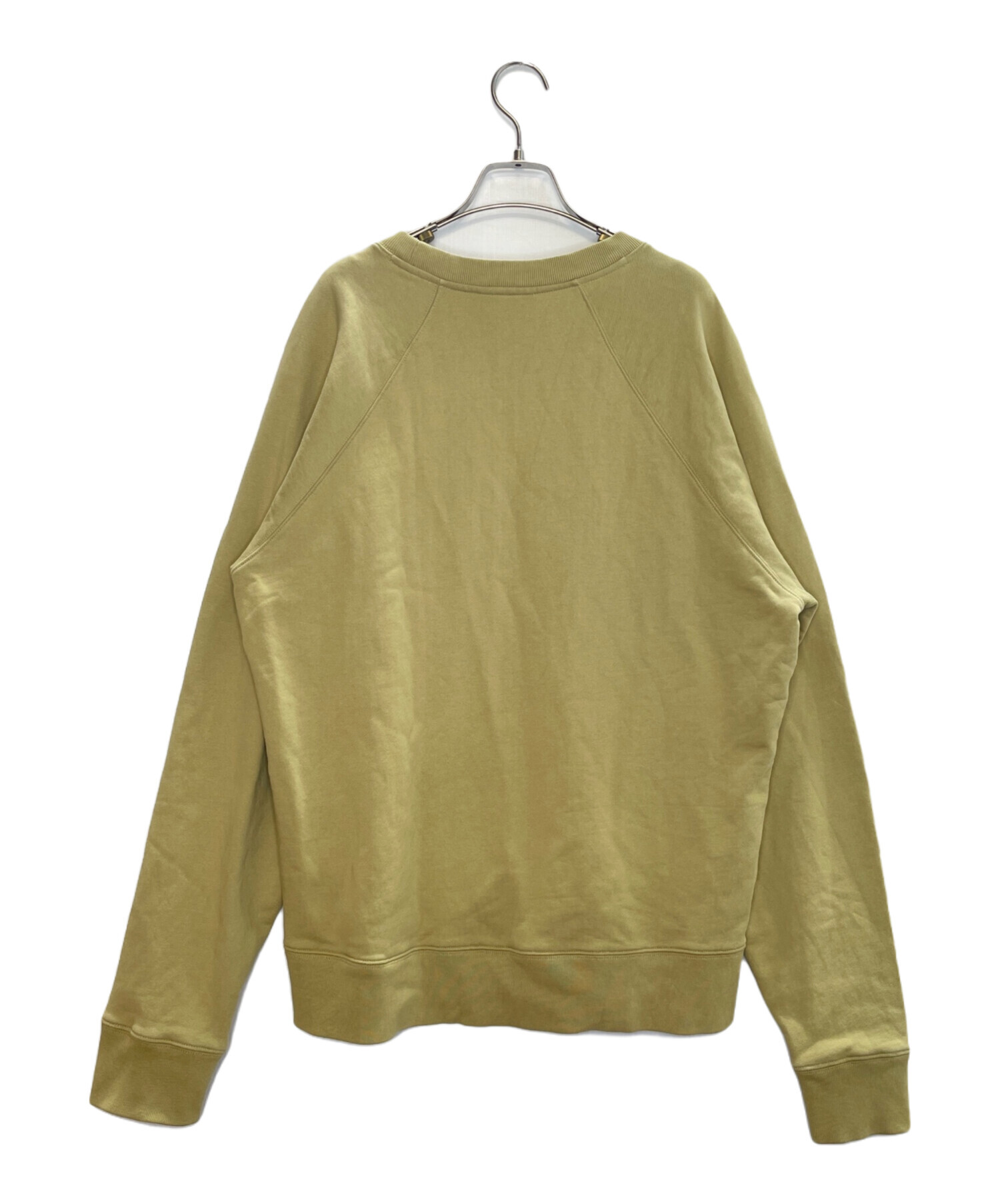 MAISON KITSUNE メゾンキツネ スウェット XS カーキ 【古着】【中古】 中古・古着通販】maison kitsune (メゾンキツネ) MAISON KITSUNE