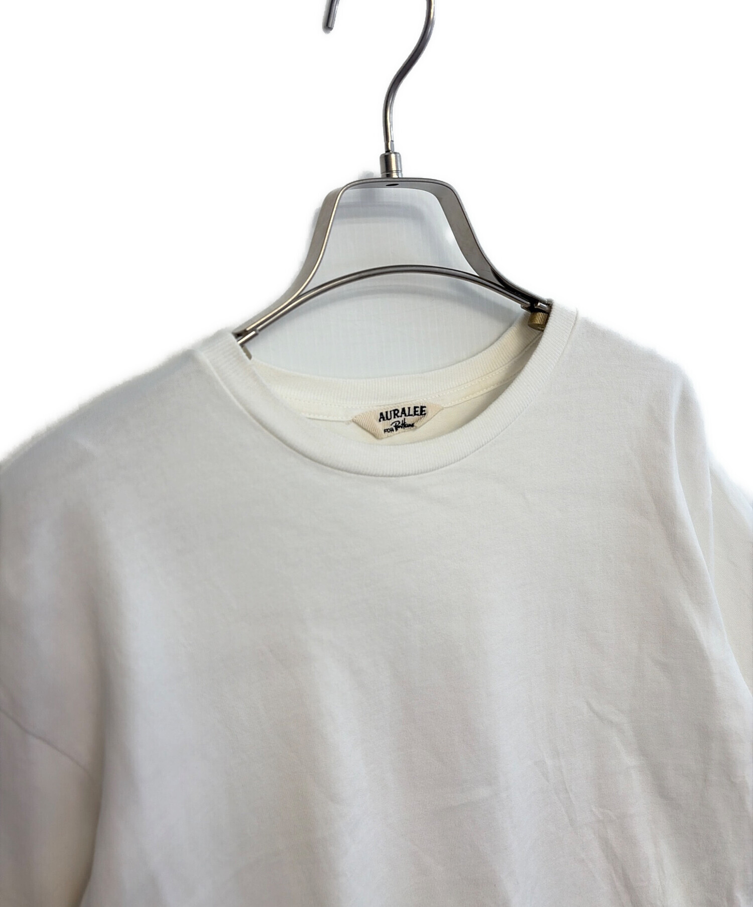 中古・古着通販】AURALEE (オーラリー) Tシャツ ホワイト｜ブランド