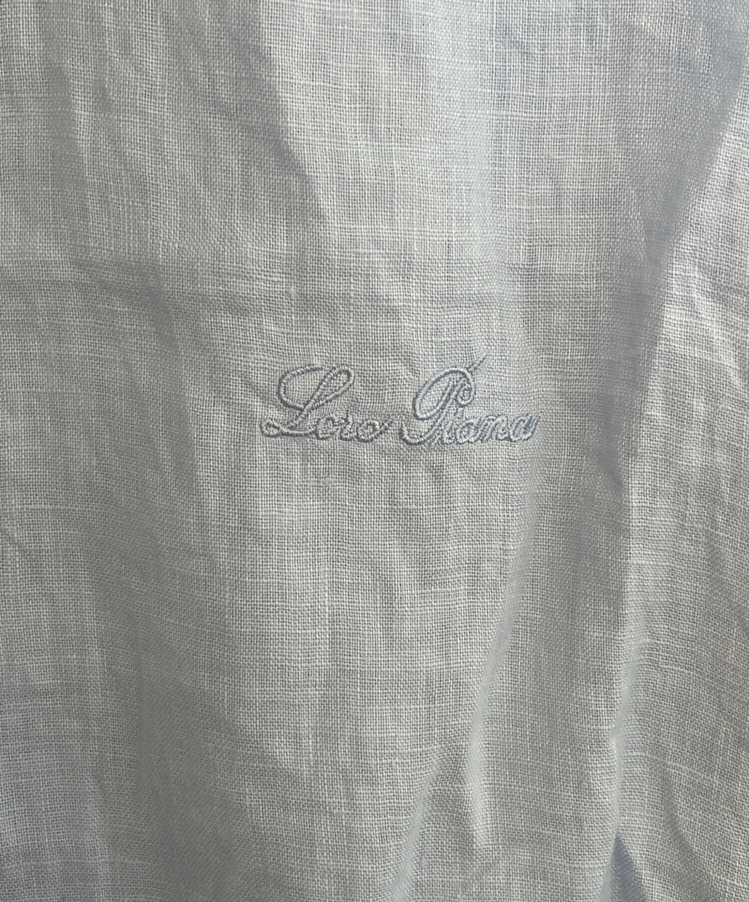 デッドストック Loro Piana ロロピアーナ 半袖 シャツ 未使用 中古