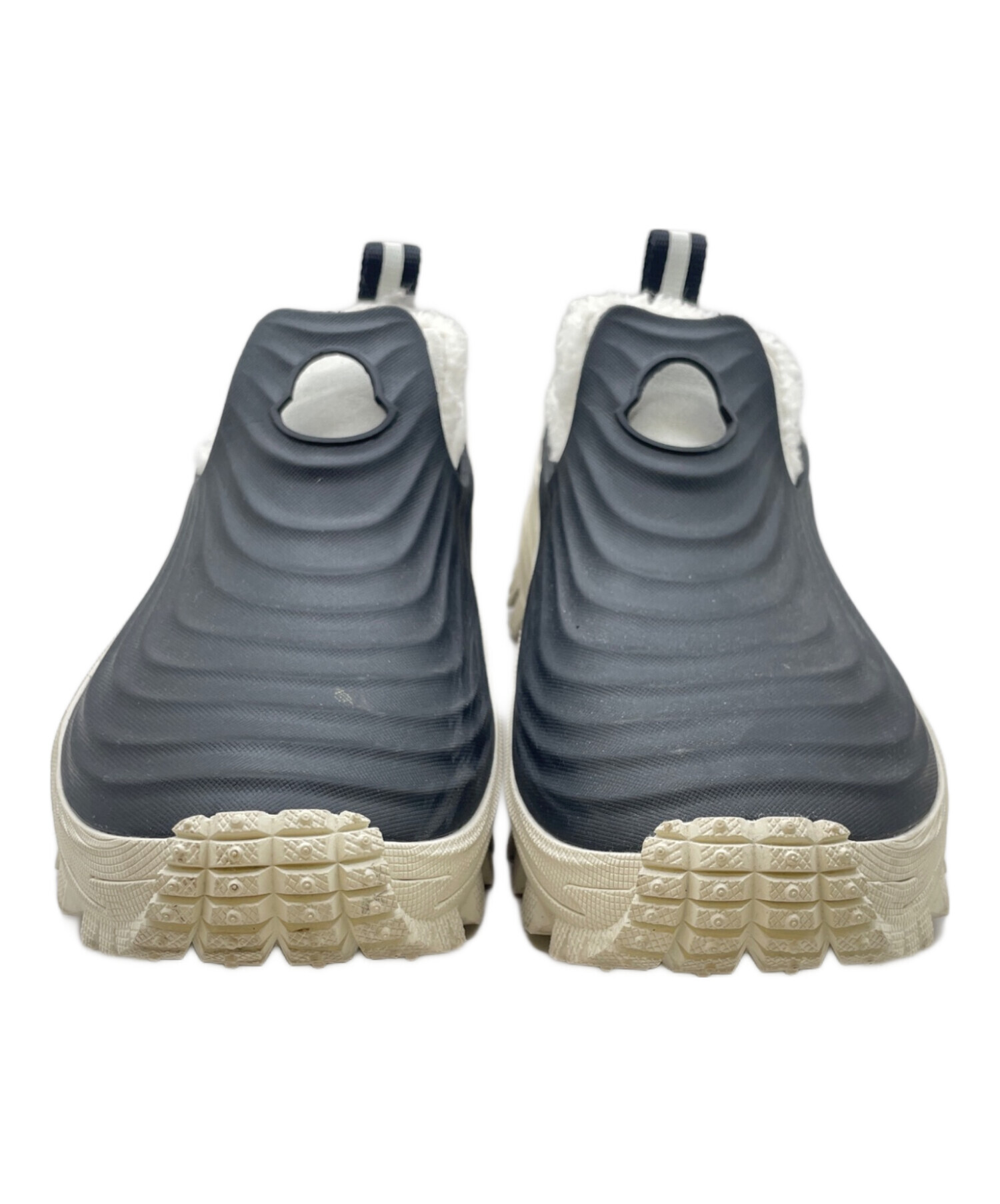中古・古着通販】MONCLER (モンクレール) Acquaラバーブーツ ネイビー