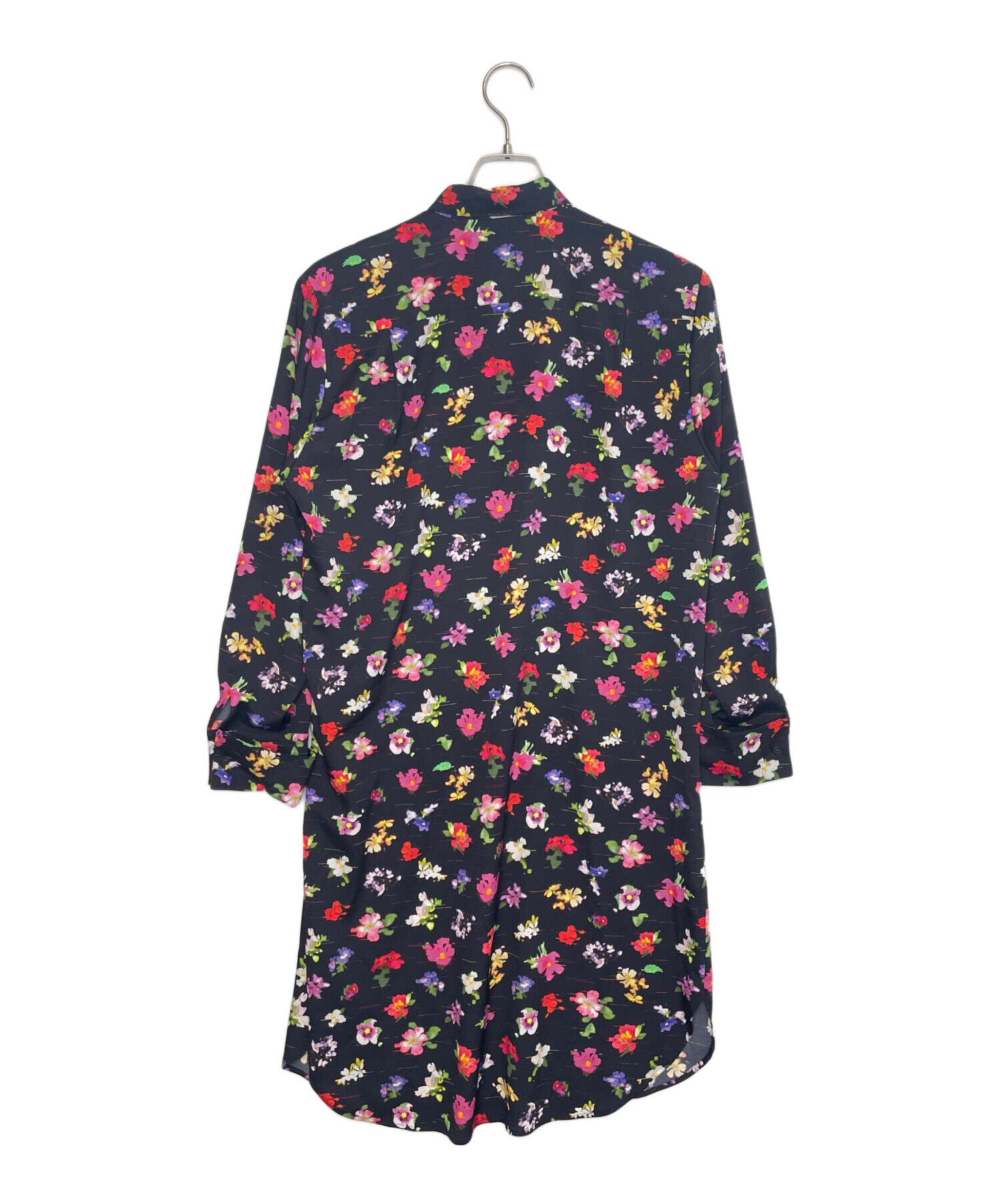 PS・Paul Smith Women ポールスミス 花柄リボン付長袖ワンピース 中古・古着通販】PS Paul Smith (PSポールスミス) PS Paul Smith