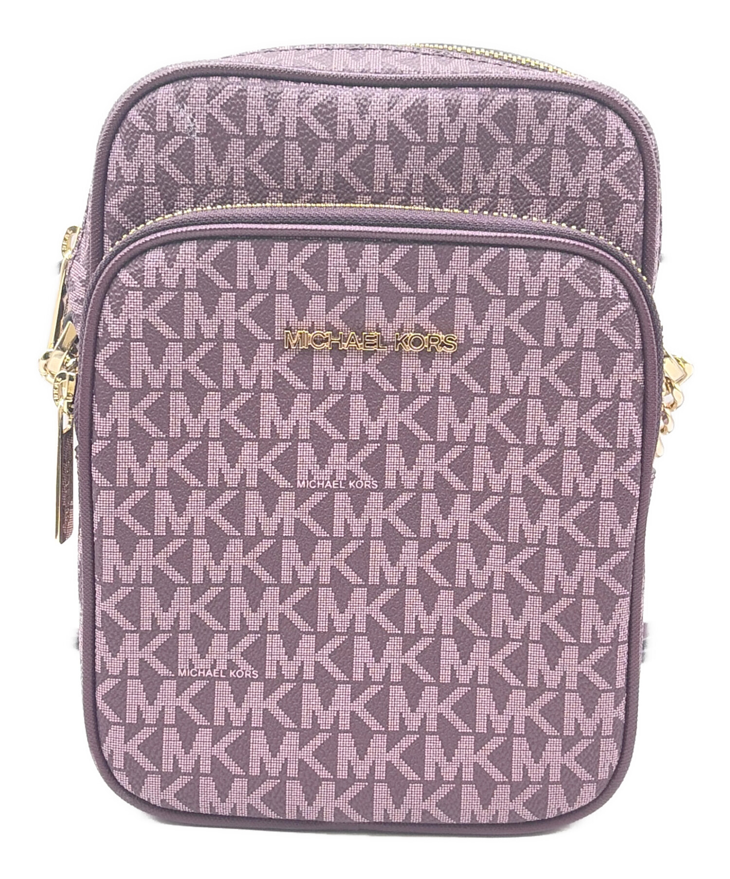 マイケルコース　ショルダーバッグ　パープル 中古・古着通販】MICHAEL KORS (マイケルコース) ショルダーバッグ