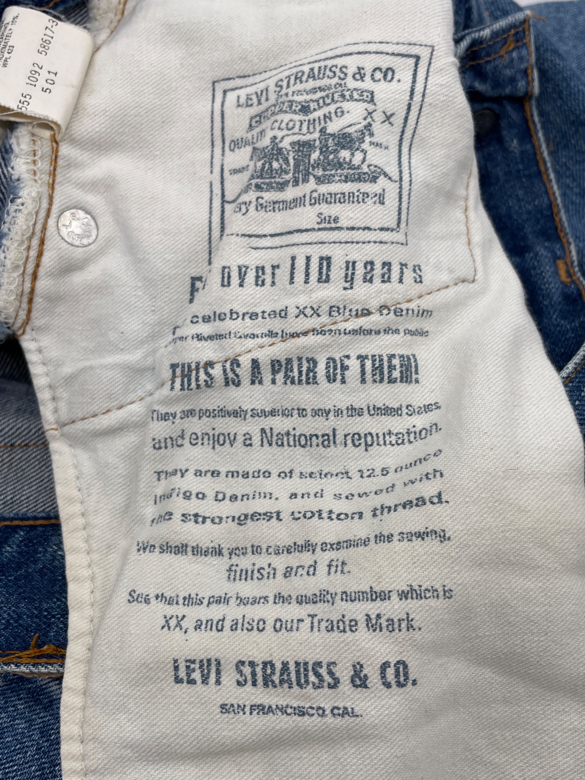 中古・古着通販】LEVI'S (リーバイス) LEVI'S リーバイス 501XX 90's