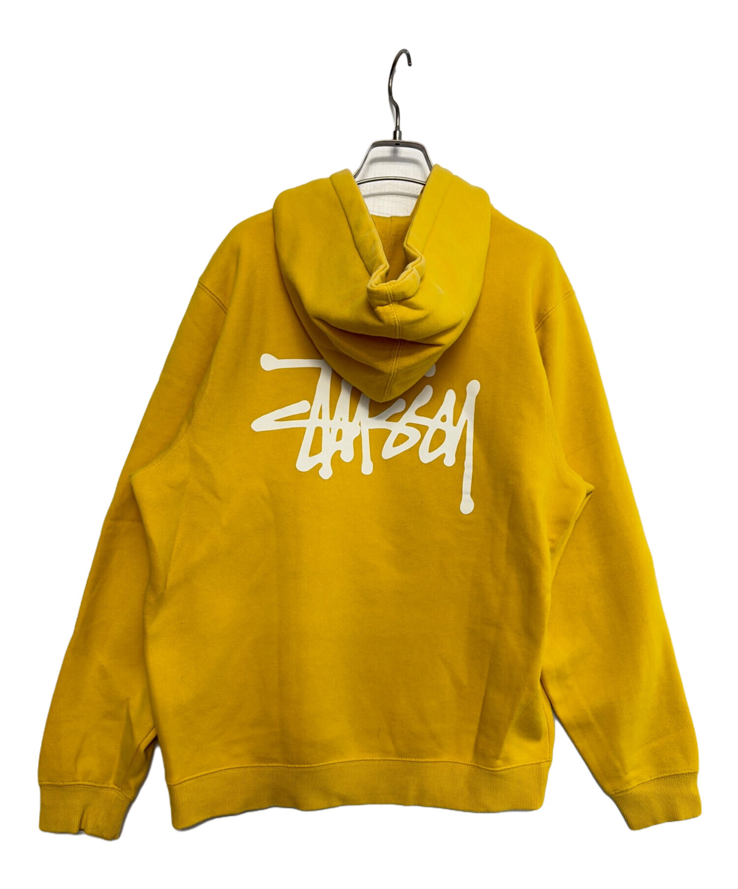 中古・古着通販】stussy (ステューシー) パーカー イエロー サイズ:S