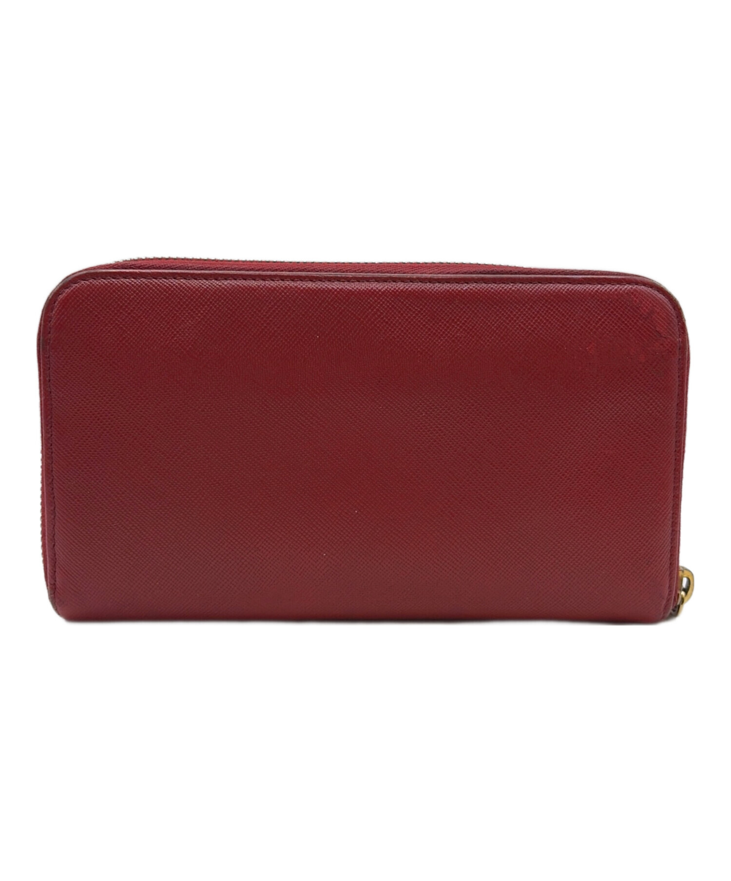PRADA プラダ レター型　長財布 赤 レッド 正規品 レディース 中古・古着通販】PRADA (プラダ) 長財布 レッド｜ブランド・古着通販