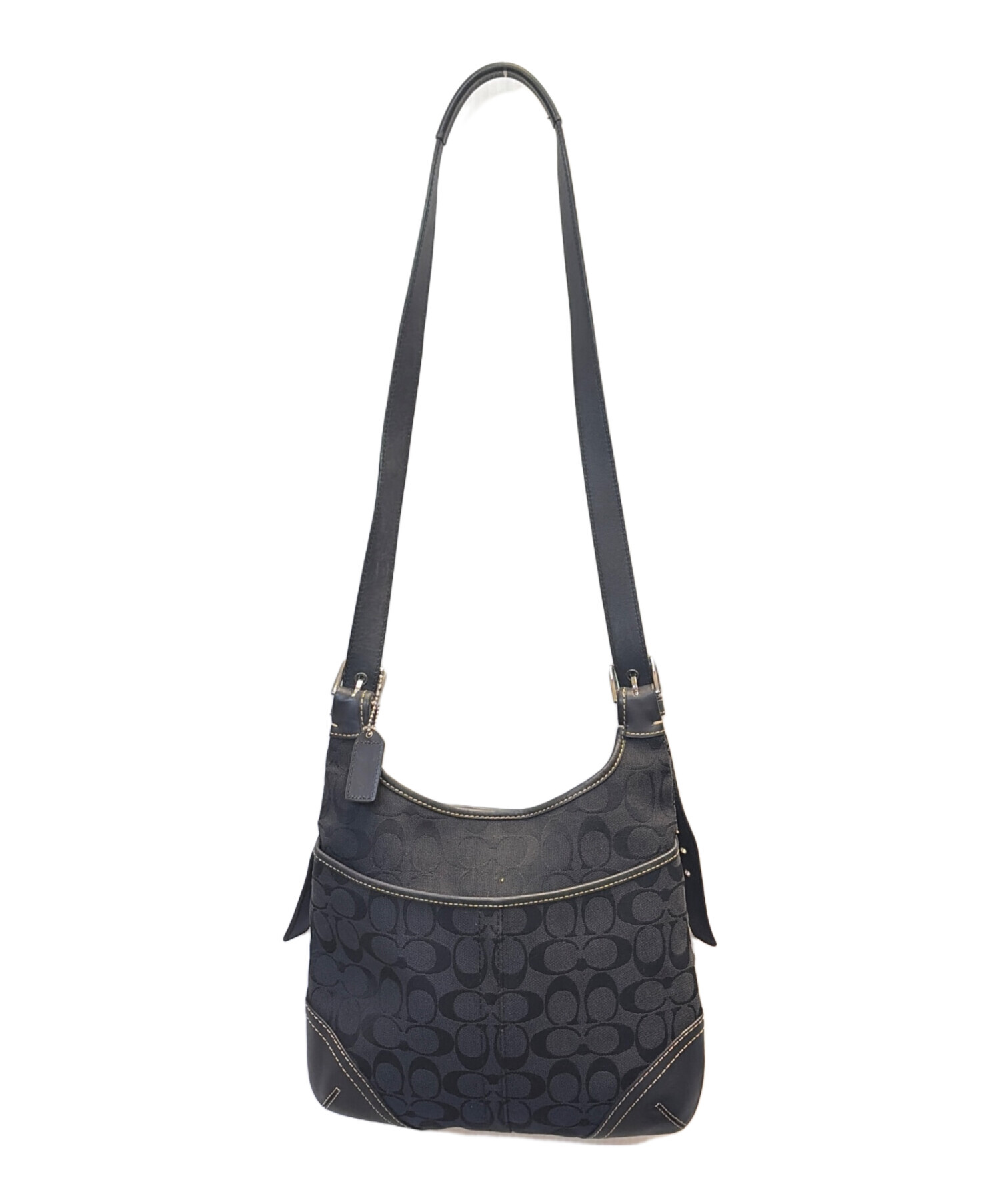 中古・古着通販】COACH (コーチ) ショルダーバッグ ブラック｜ブランド