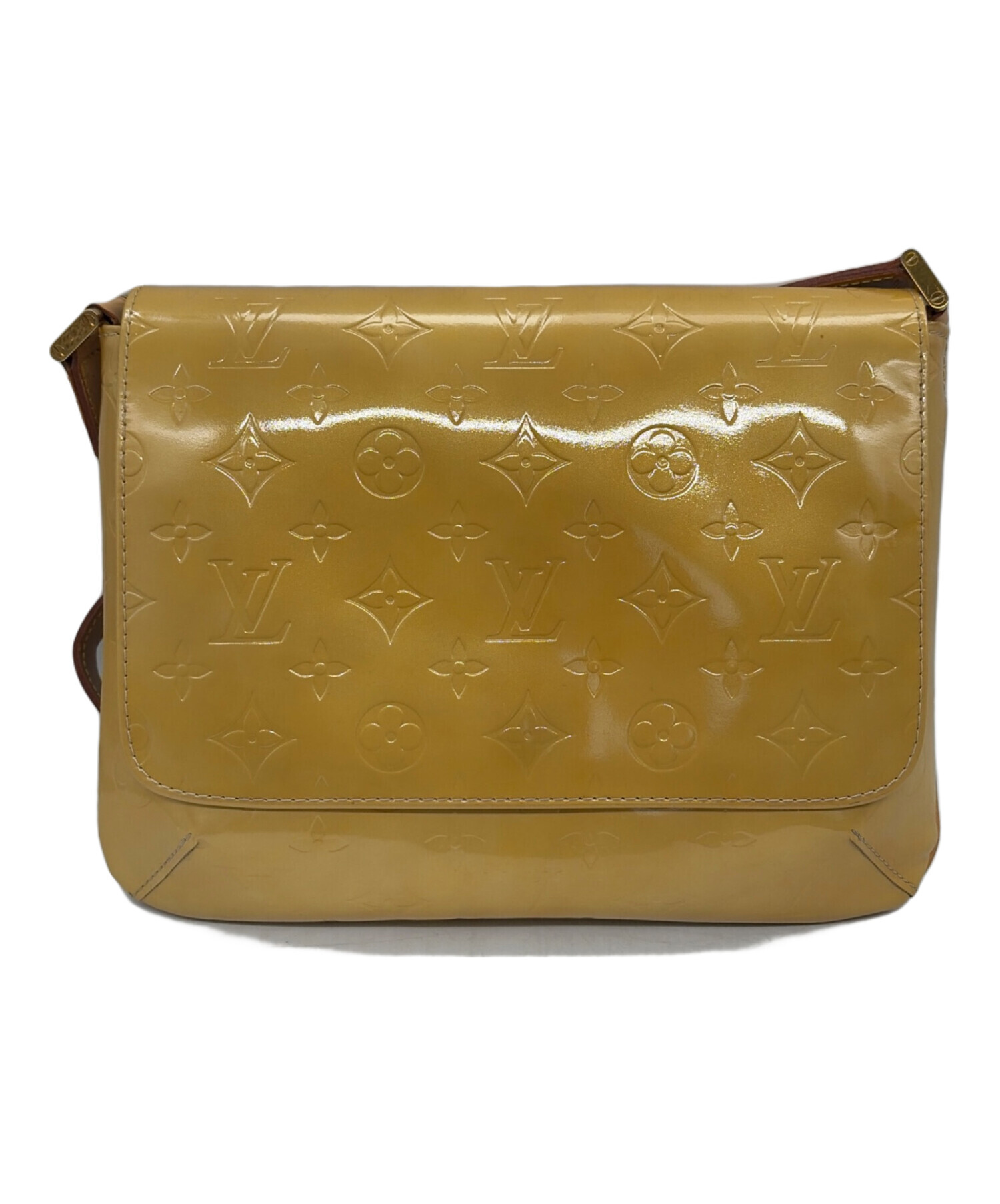 ゆ*゜様 訳あり！かなり汚れ、傷あり LOUIS VUITTON ヴェルニ ハン 中古・古着通販】LOUIS VUITTON (ルイ ヴィトン) ヴェルニ イエロー