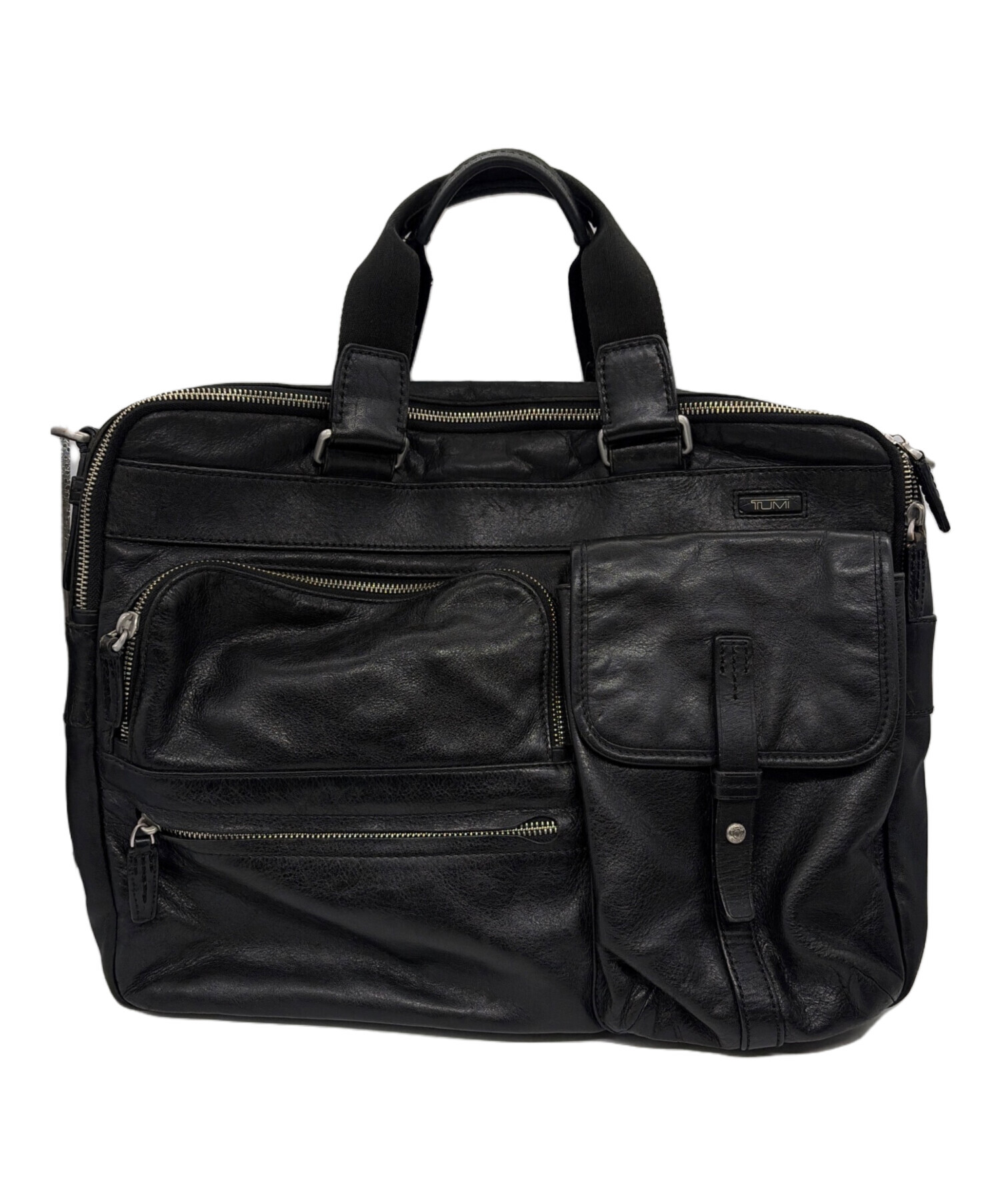 TUMI ビジネスバック 68140D 中古・古着通販】TUMI (トゥミ) ビジネスバッグ ブラック｜ブランド