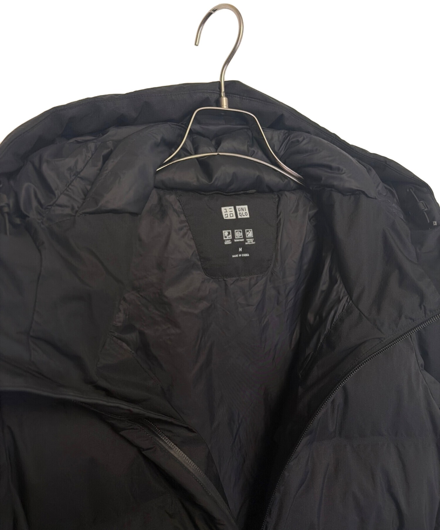 中古・古着通販】UNIQLO (ユニクロ) ダウンジャケット ブラック サイズ