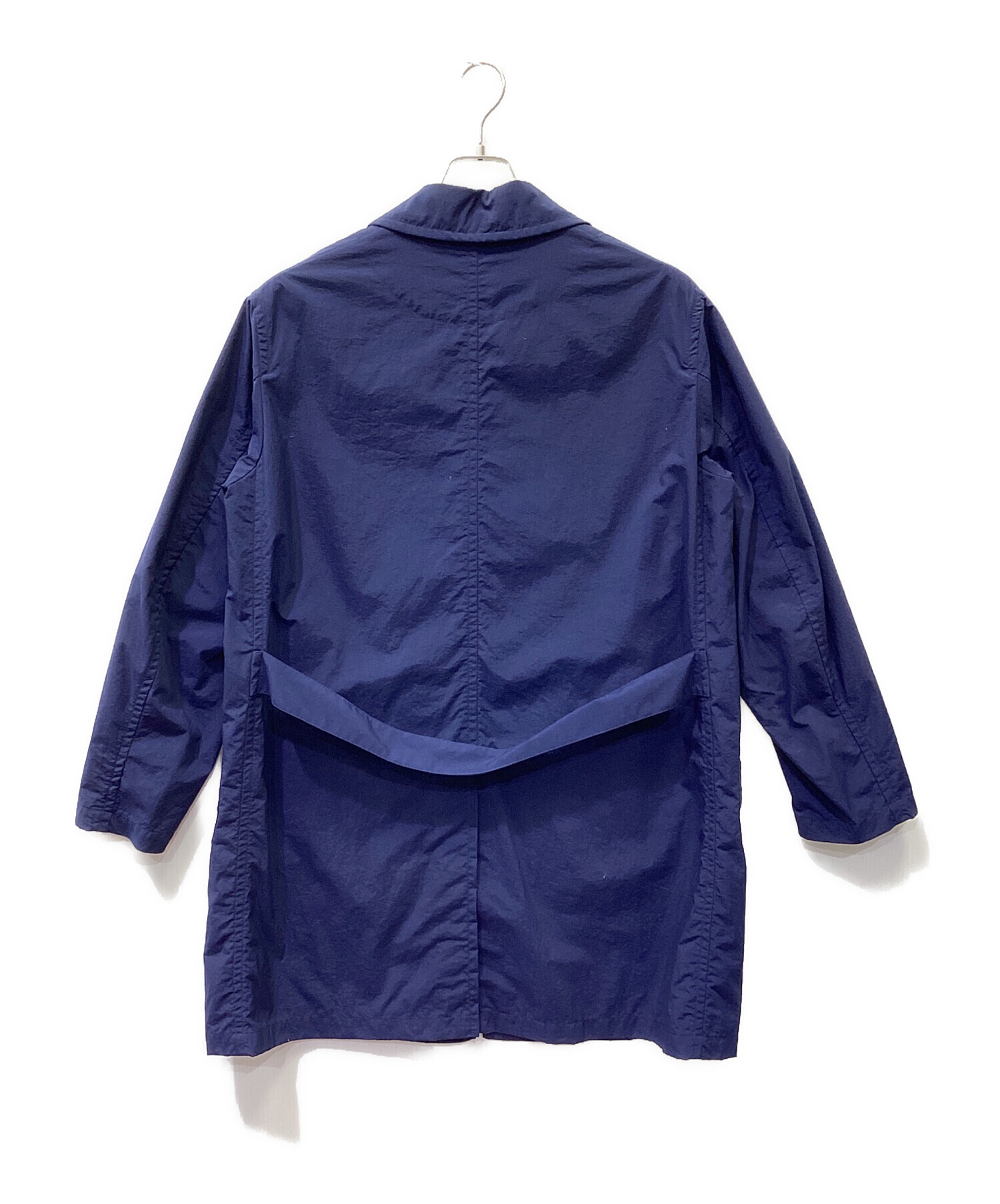 中古・古着通販】DANTON (ダントン) ステンカラーコート ブルー サイズ