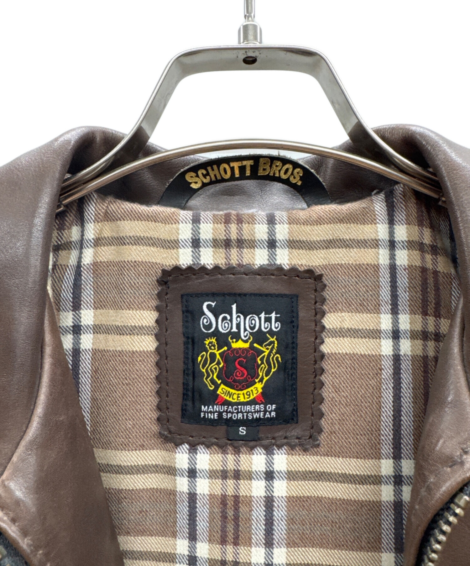 中古・古着通販】Schott (ショット) シングルライダースジャケット