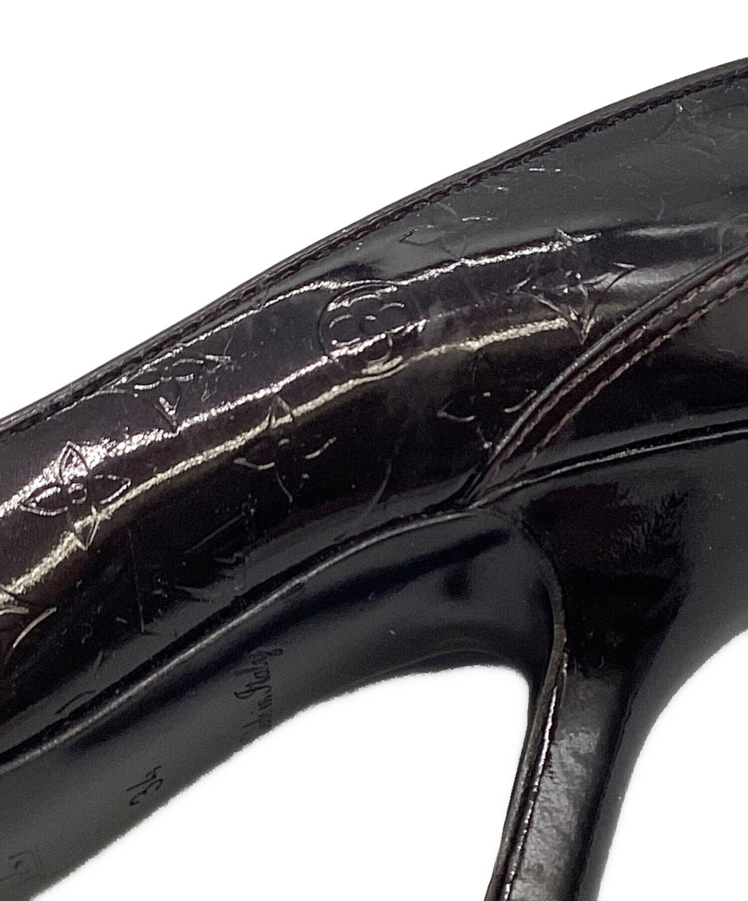 ルイヴィトンパンプス LOUIS VUITTON LV ルイ ヴィトン パンプス ＃34 1/2 スウェード