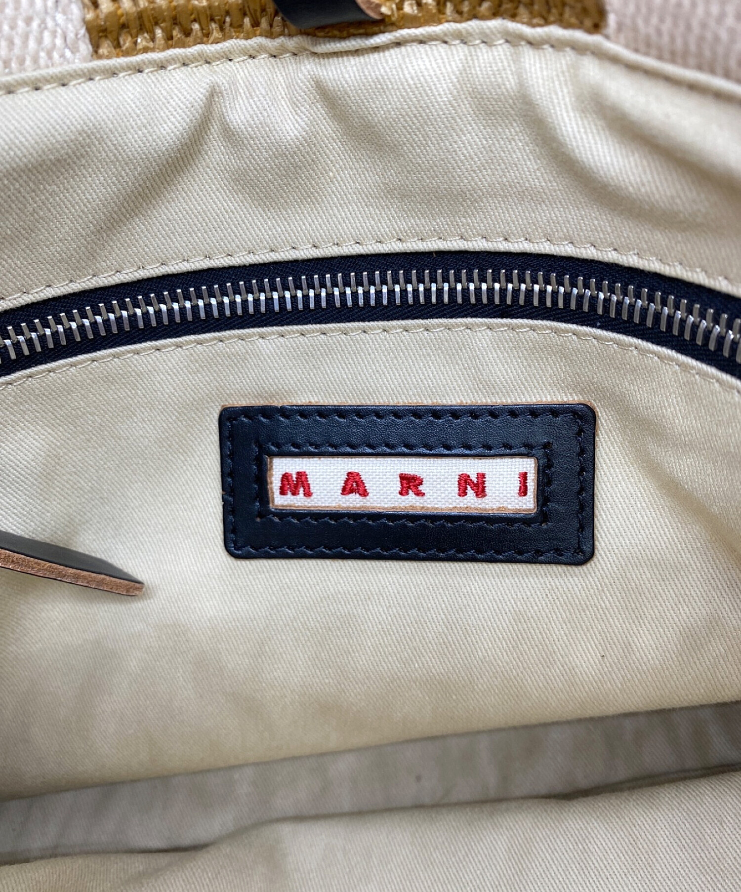 中古・古着通販】MARNI (マルニ) トートバッグスモール ナチュラル