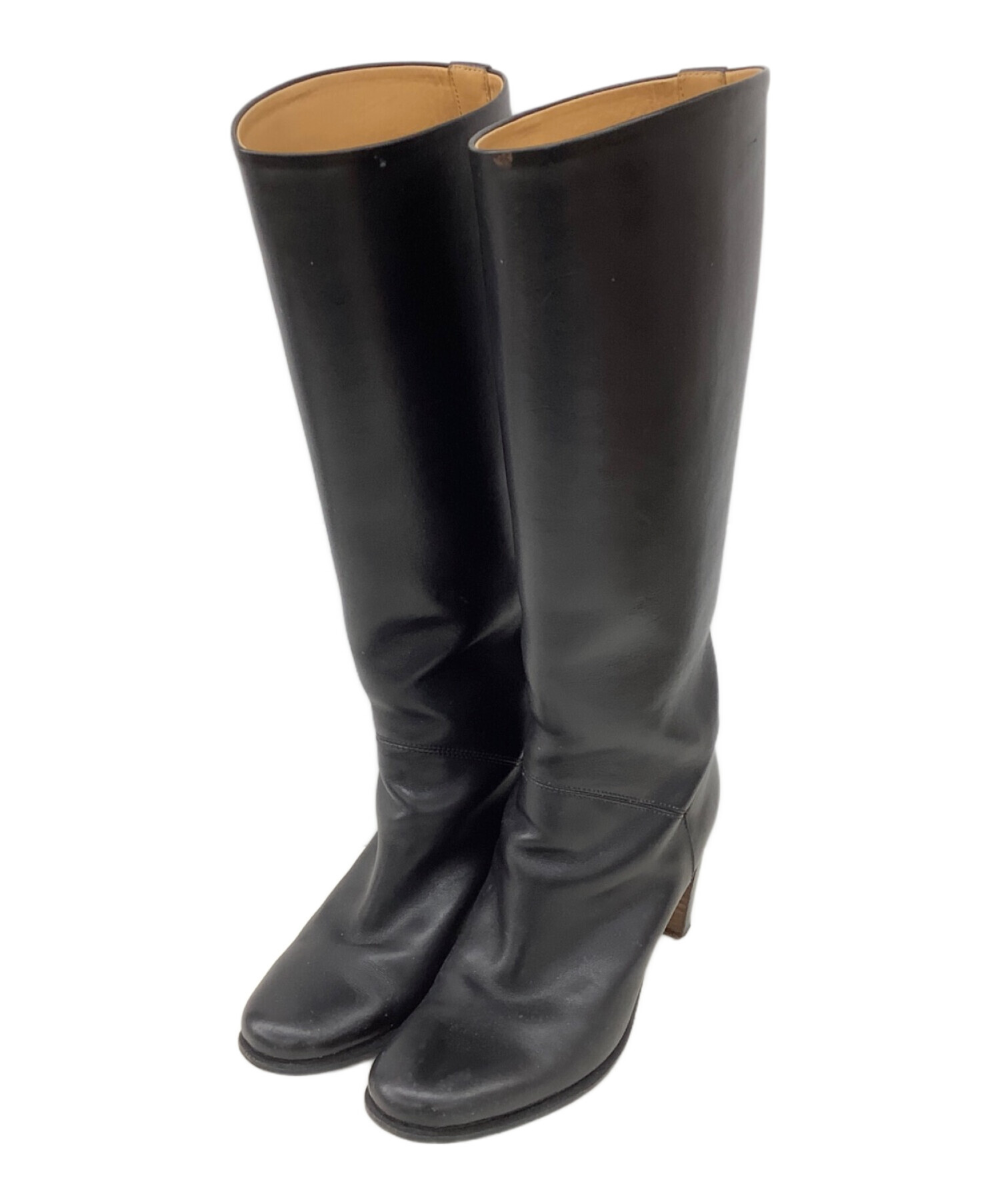 中古・古着通販】HERMES (エルメス) ロングブーツ ブラック サイズ:36