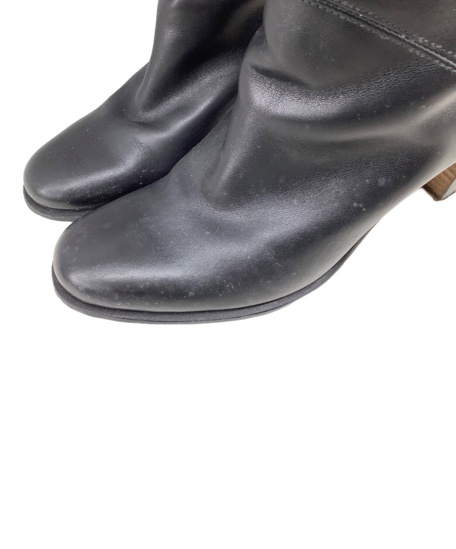 中古・古着通販】HERMES (エルメス) ロングブーツ ブラック サイズ:36