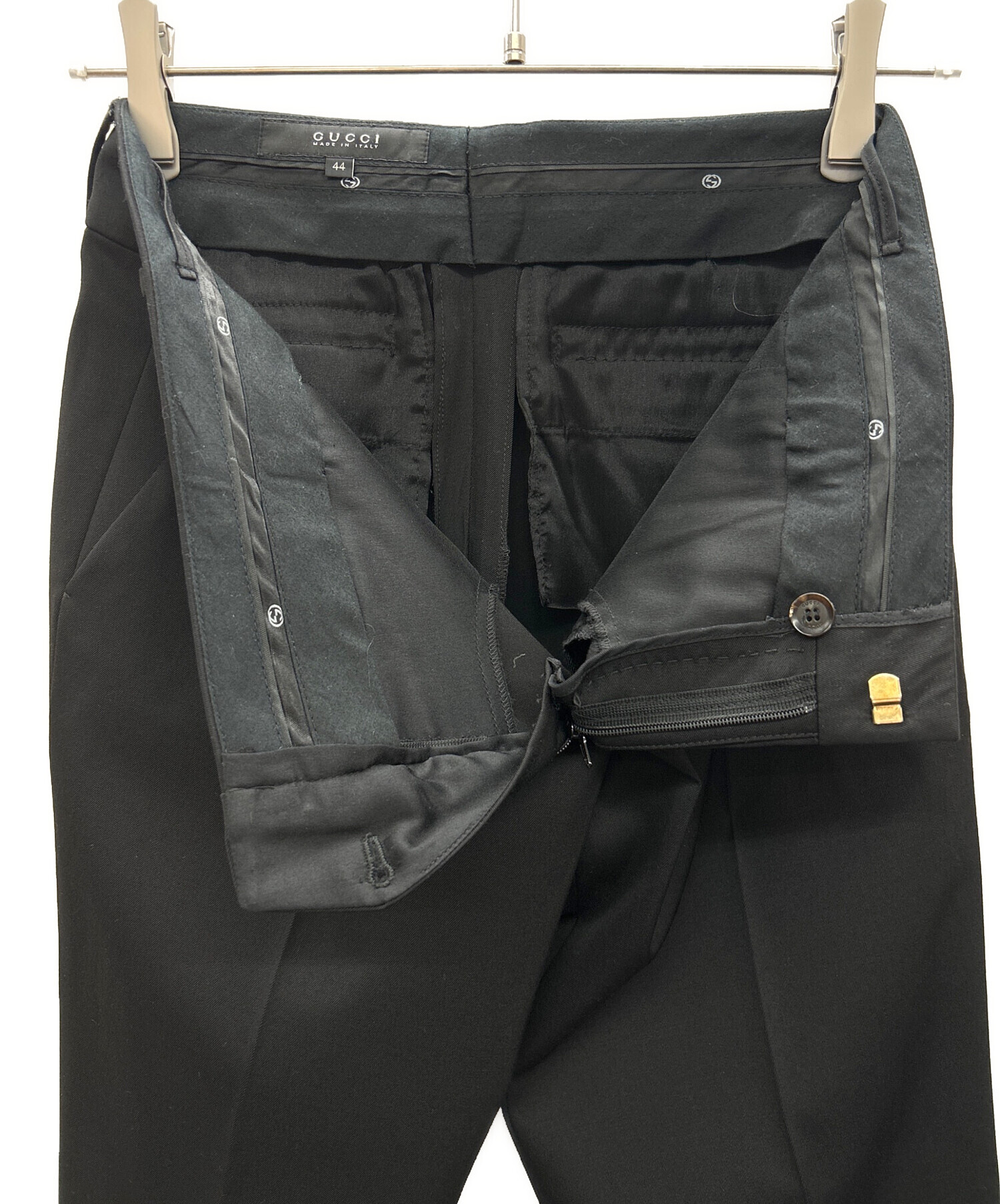 中古・古着通販】GUCCI (グッチ) パンツ ブラック サイズ:44｜ブランド