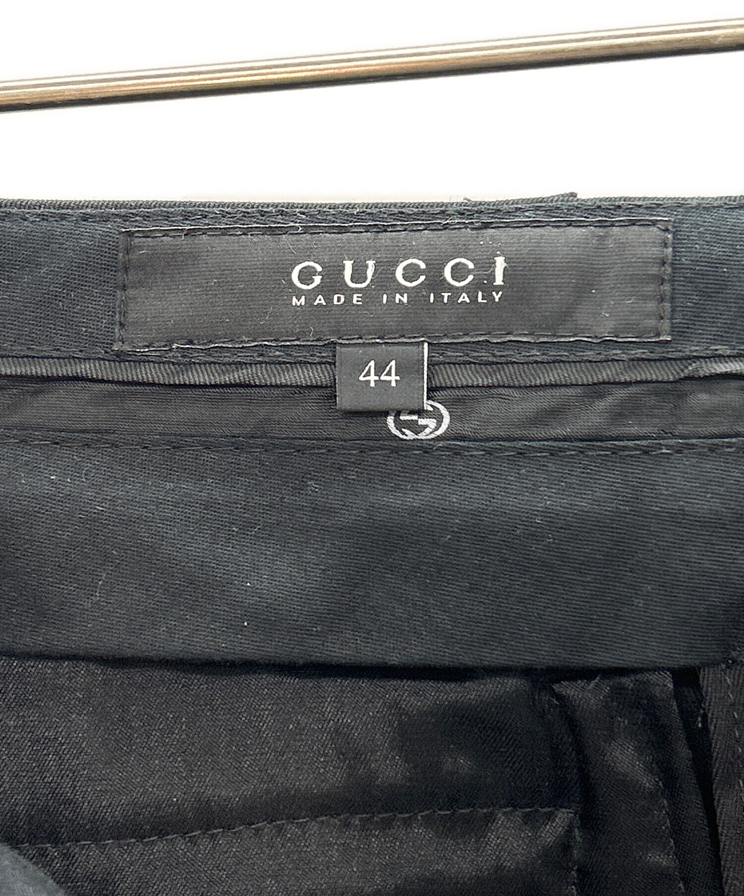 中古・古着通販】GUCCI (グッチ) パンツ ブラック サイズ:44｜ブランド