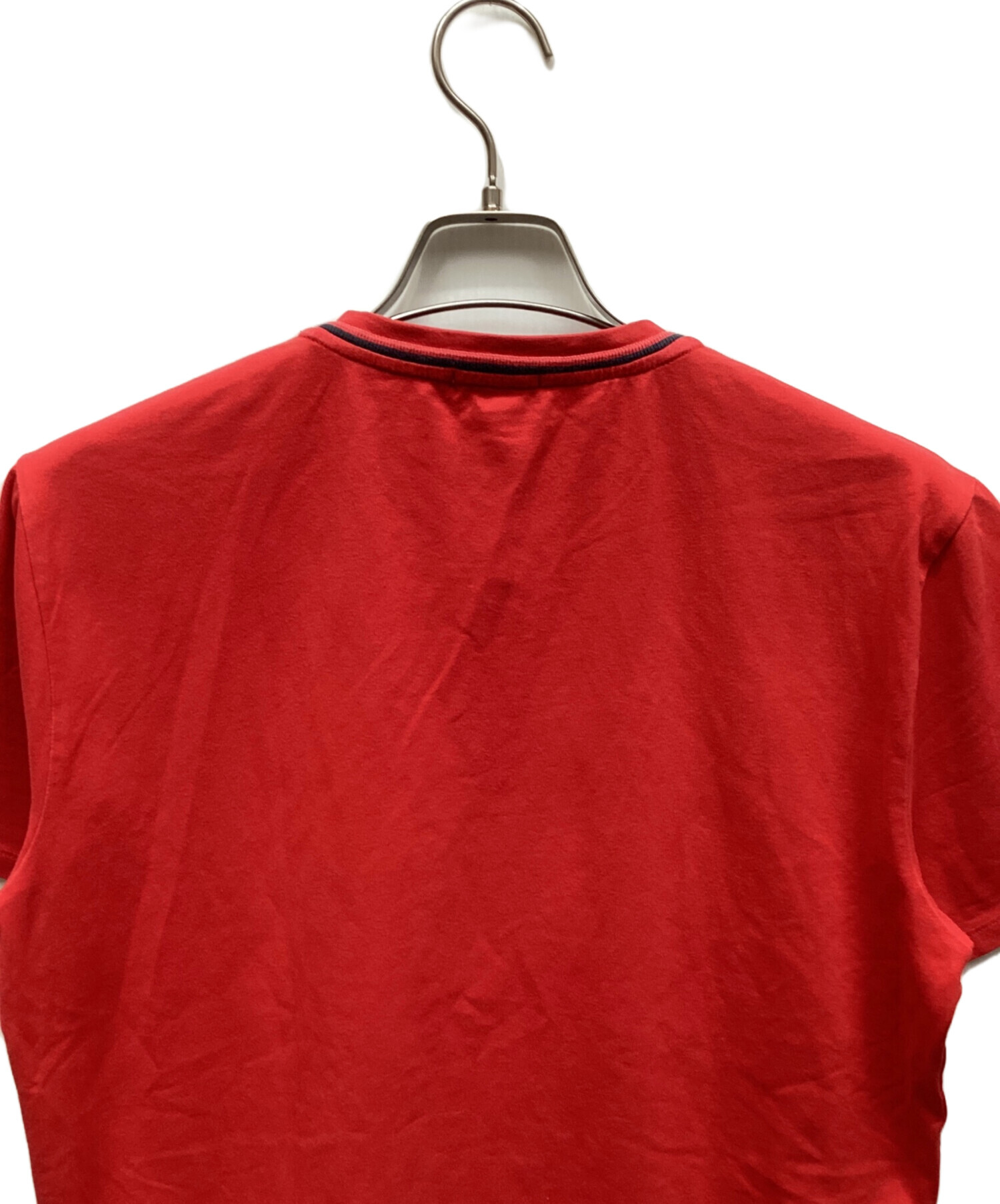 中古・古着通販】MONCLER (モンクレール) Tシャツ レッド サイズ:L