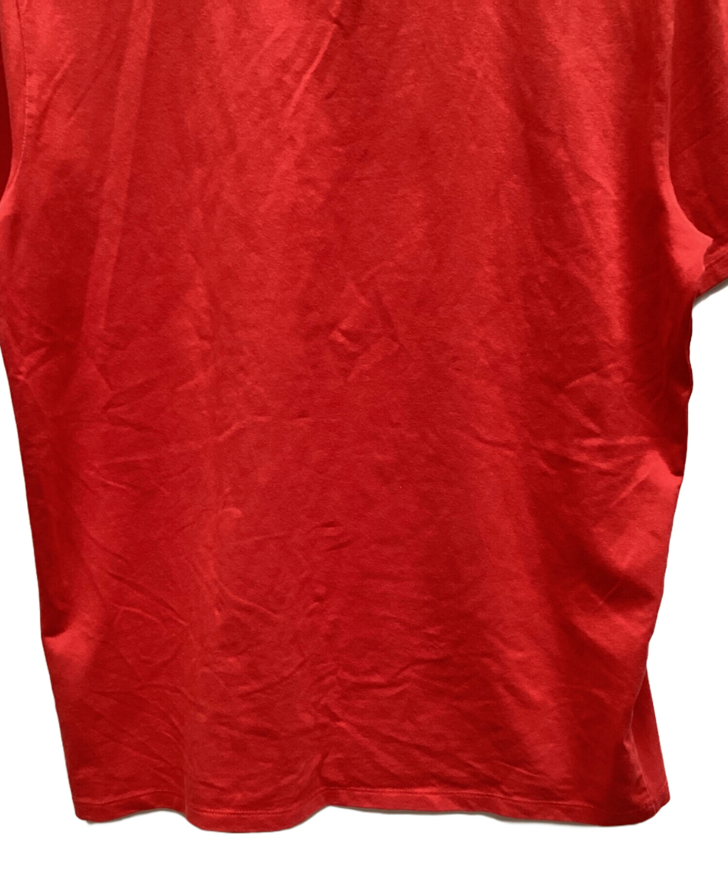 中古・古着通販】MONCLER (モンクレール) Tシャツ レッド サイズ:L