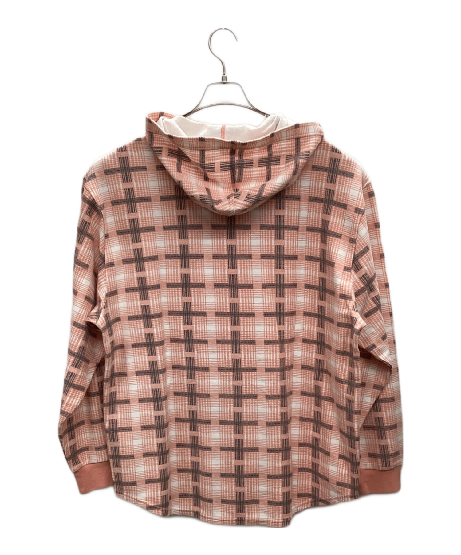 Supreme Hooded Plaid Knit Shirt 完売品 中古・古着通販】SUPREME (シュプリーム) Hooded Plaid Knit Shirt