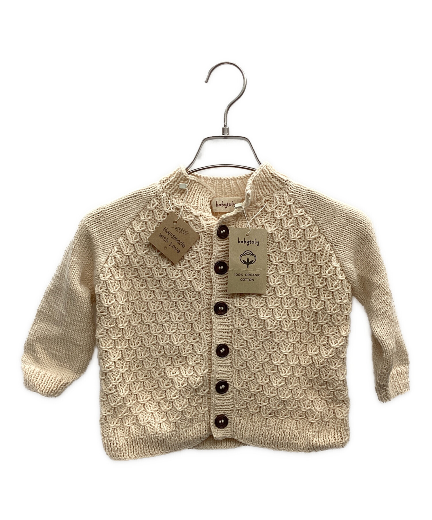 中古・古着通販】babytoly (ベビートリィ) カーディガン ベージュ 