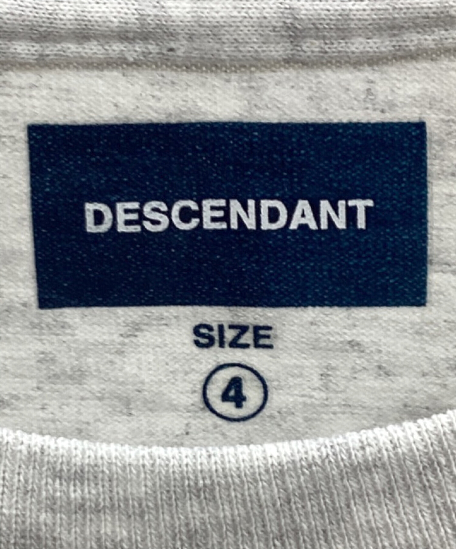 中古・古着通販】DESCENDANT (ディセンダント) Tシャツ グレー サイズ