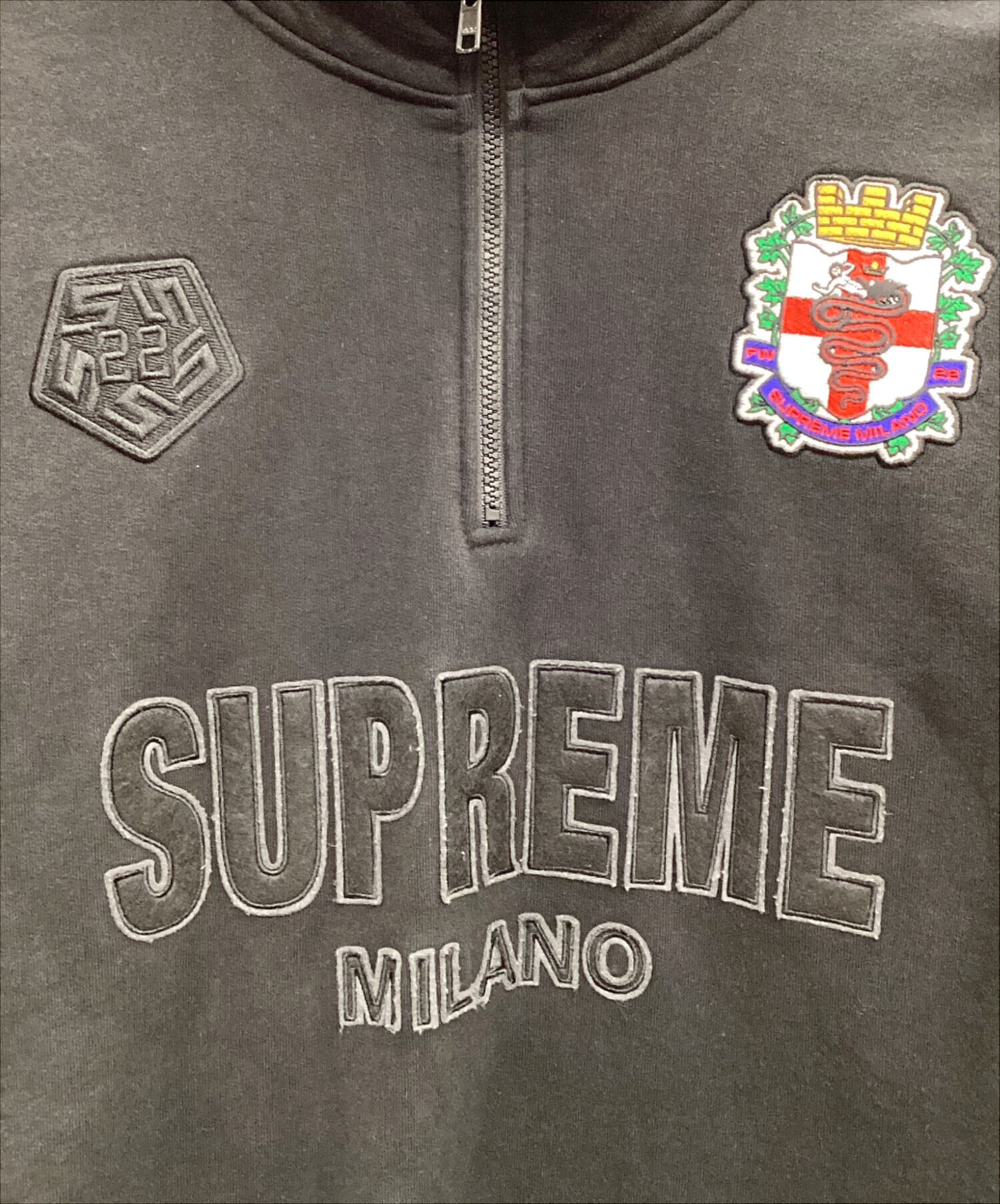 中古・古着通販】SUPREME (シュプリーム) Milano Half Zip Pullover