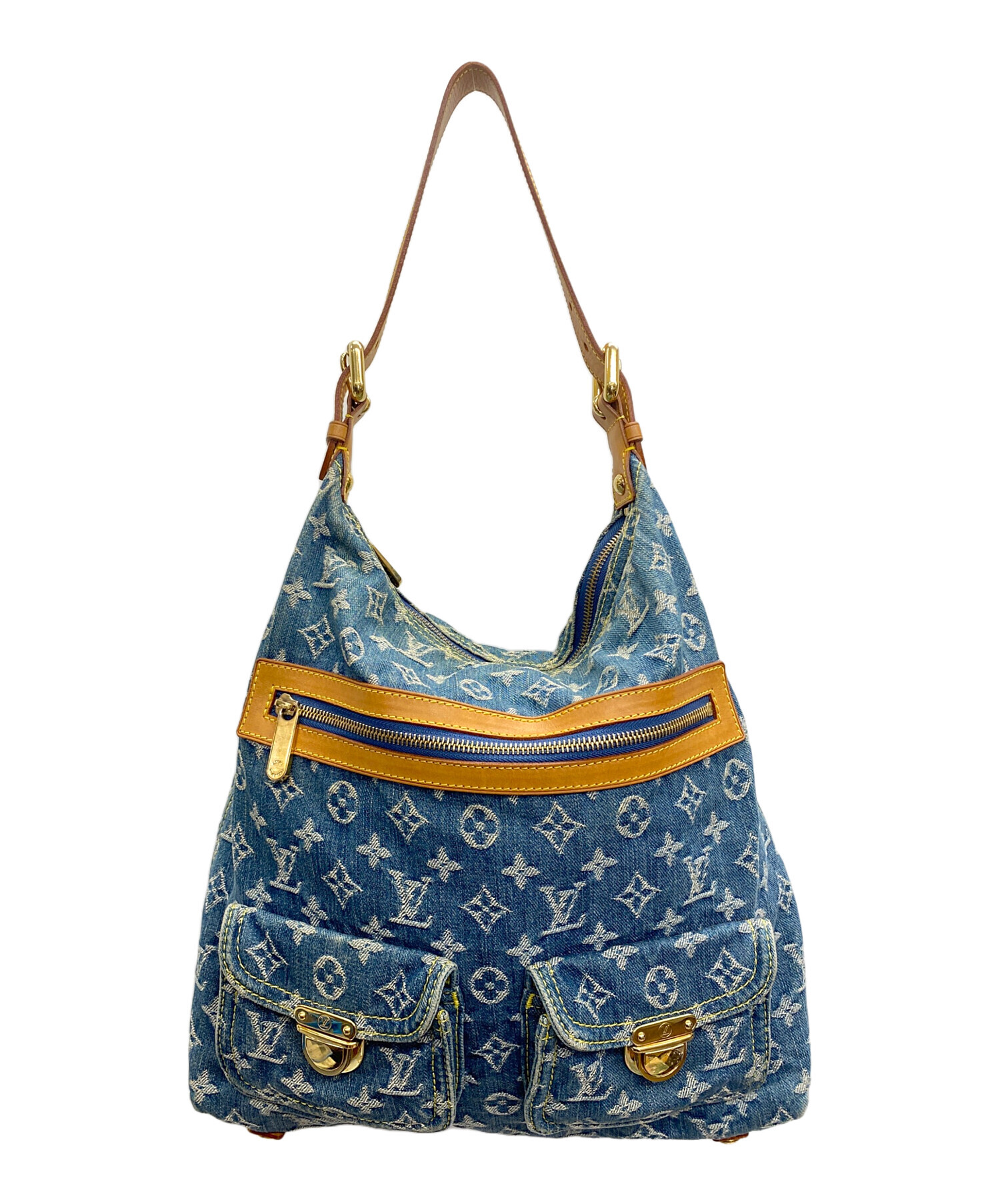 中古・古着通販】LOUIS VUITTON (ルイ ヴィトン) ハンドバッグ デニム 
