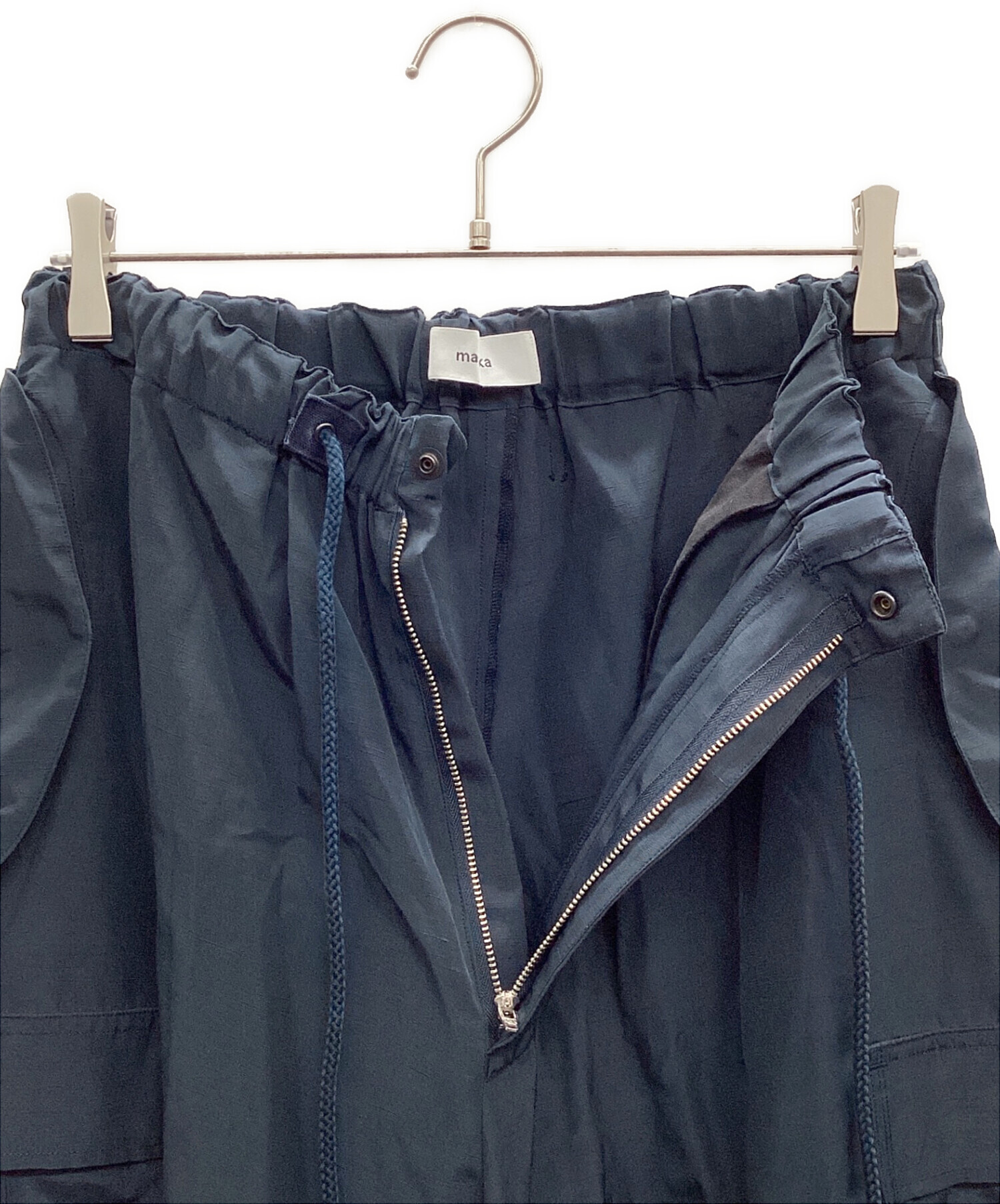 marka マーカ リネンブレンドオーバーパンツ カーゴパンツ 2 中古・古着通販】MARKA (マーカ) リネンブレンドオーバーパンツ