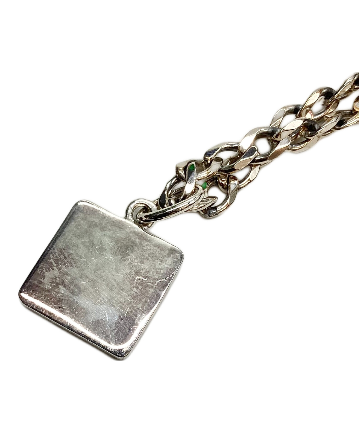 中古・古着通販】BOTTEGA VENETA (ボッテガベネタ) シルバープレート 