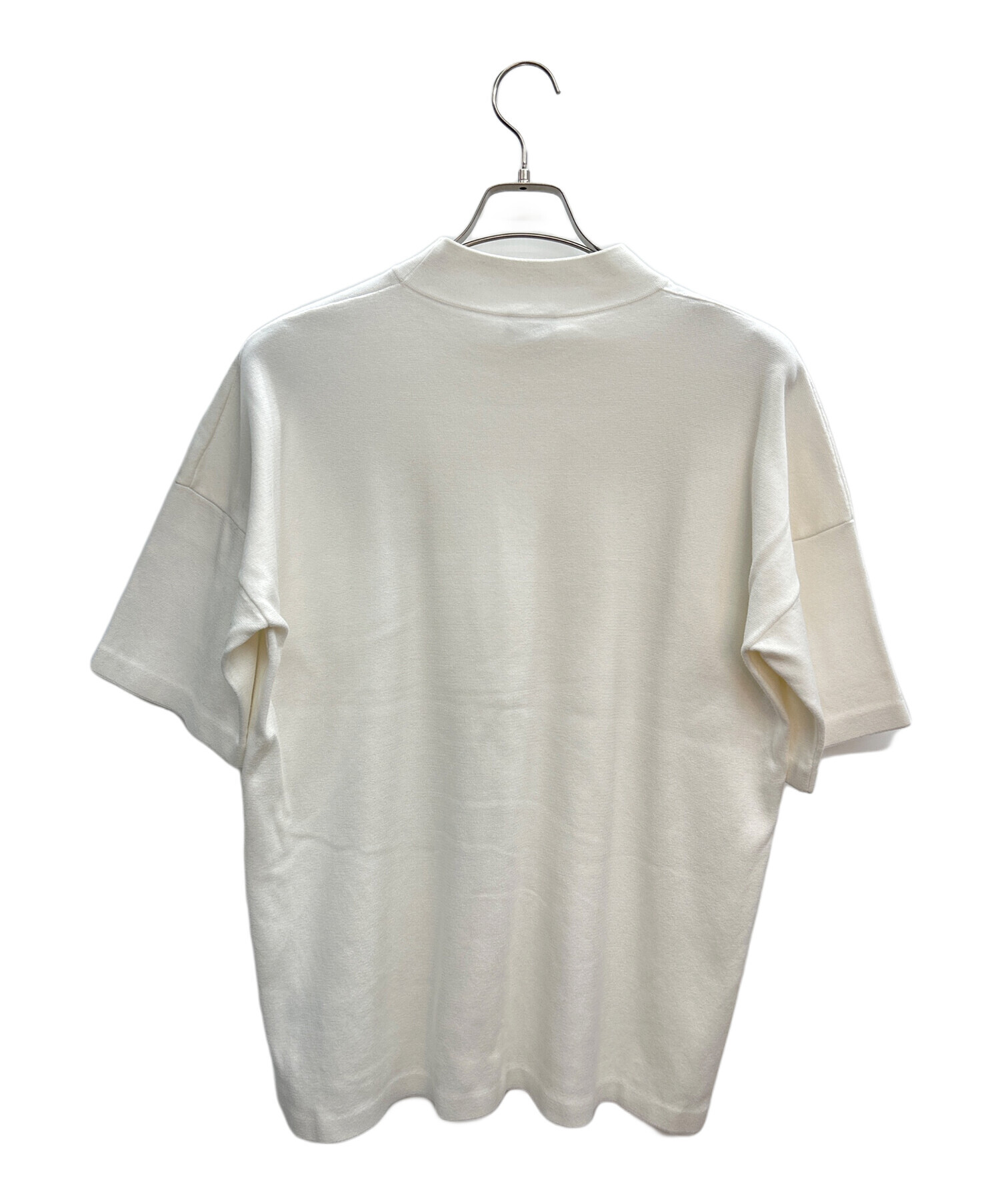 中古・古着通販】DIOR (ディオール) 半袖ニット ホワイト サイズ:S 
