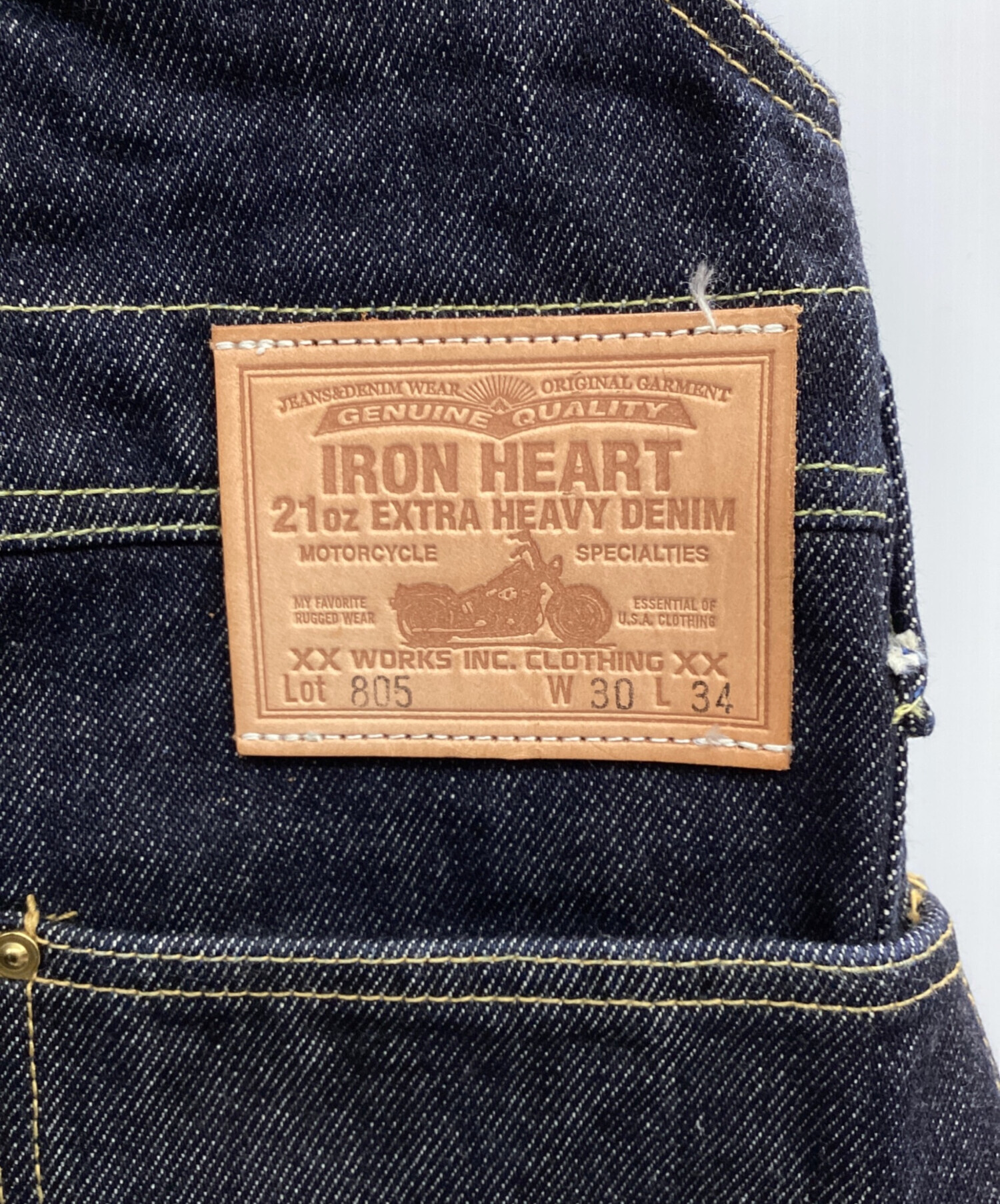 IRON HEART　アイアンハート　オーバーオール　W30 中古・古着通販】IRON HEART (アイアンハート) オーバーオール