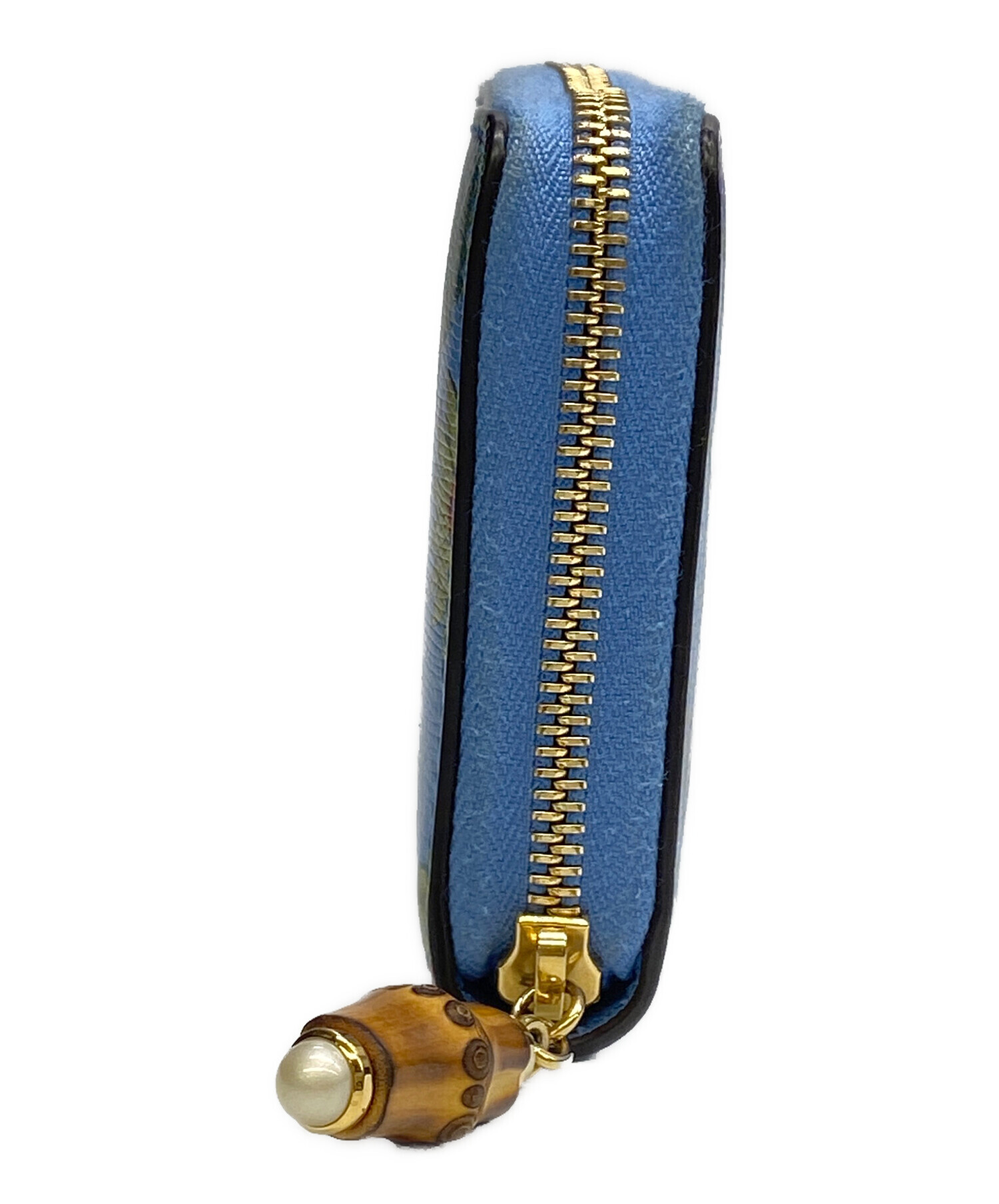 中古・古着通販】GUCCI (グッチ) 長財布 ブルー｜ブランド・古着通販