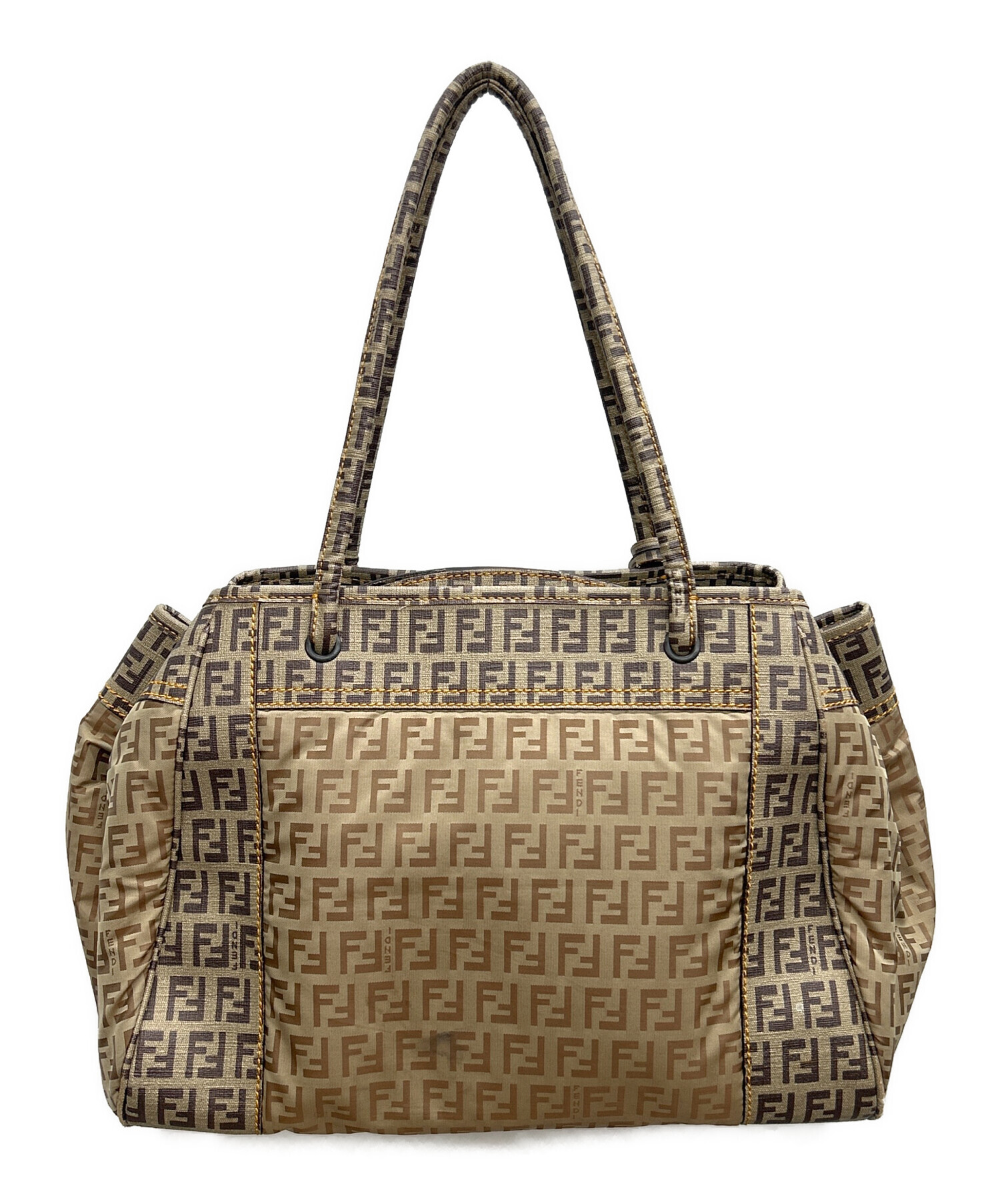 中古・古着通販】FENDI (フェンディ) ハンドバッグ ベージュ｜ブランド 