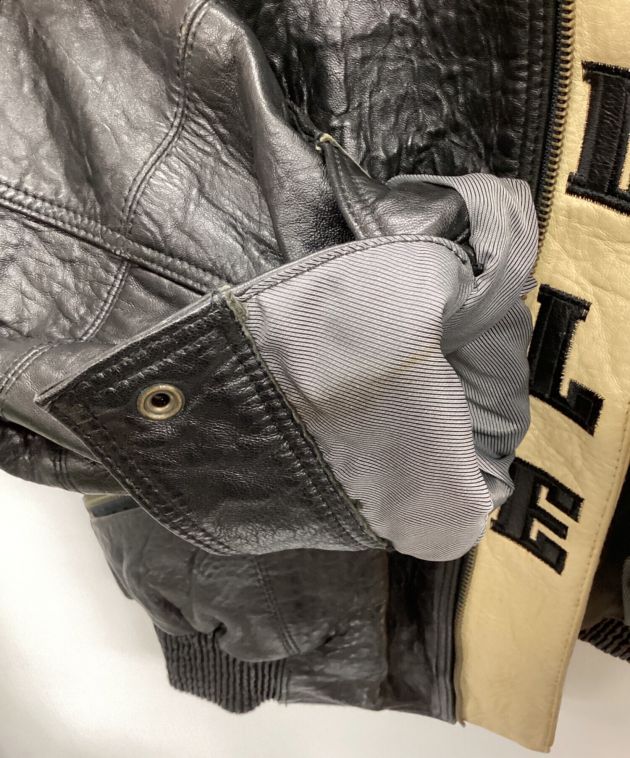 中古・古着通販】pelle pelle (ペレペレ) レザージャケット ブラック