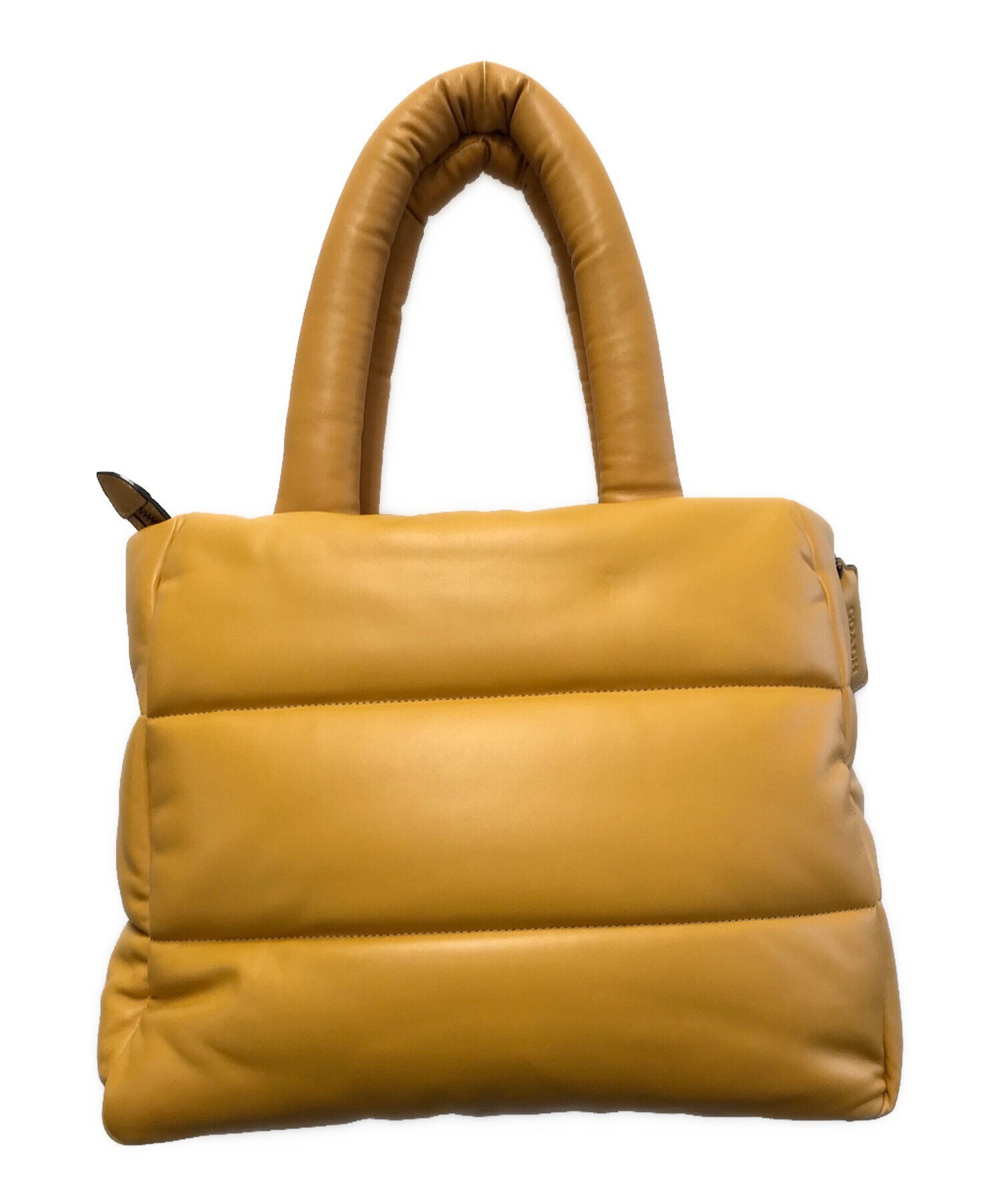 中古・古着通販】COACH (コーチ) ピロートートバッグ イエロー