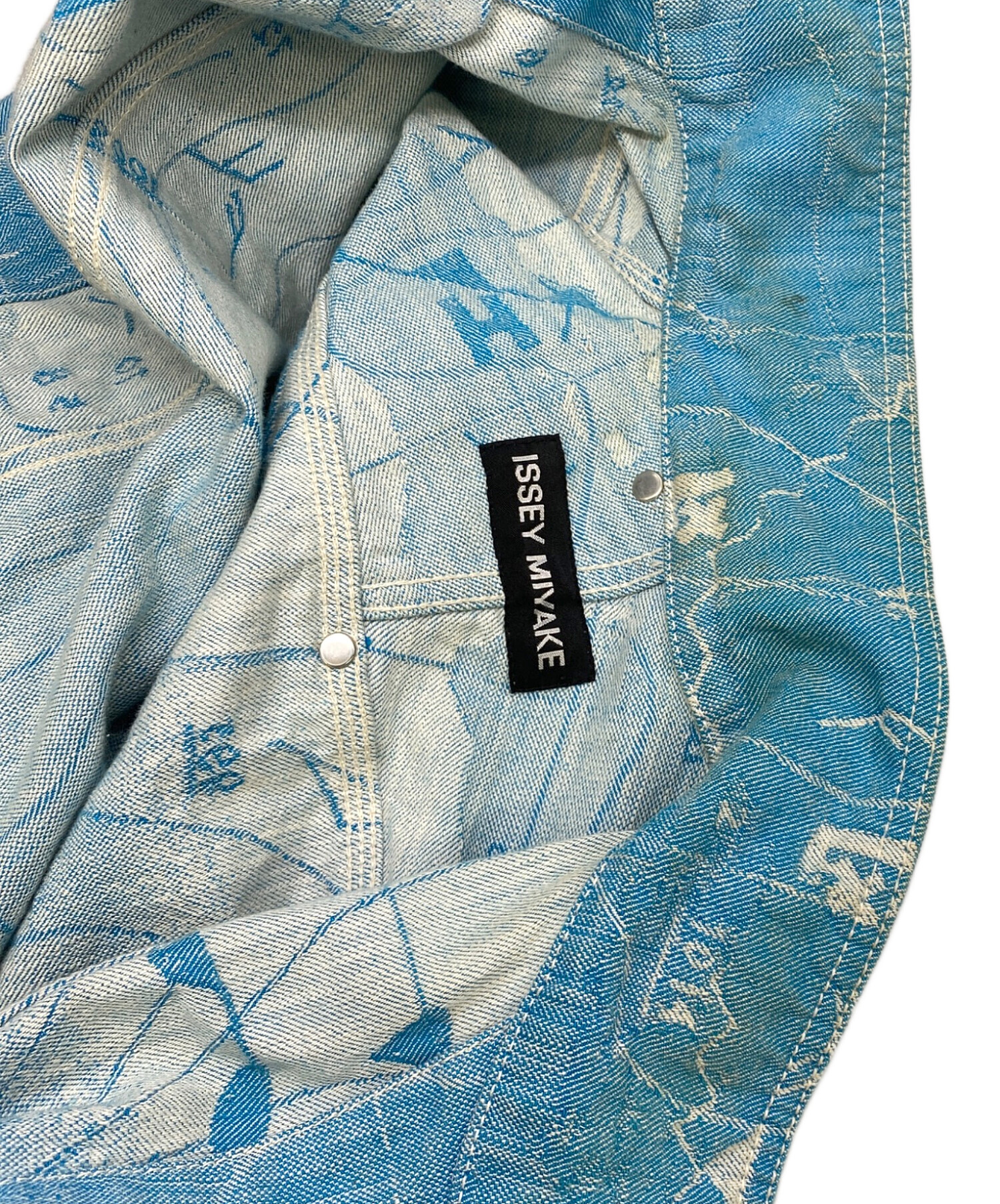中古・古着通販】ISSEY MIYAKE (イッセイミヤケ) デニムジャケット