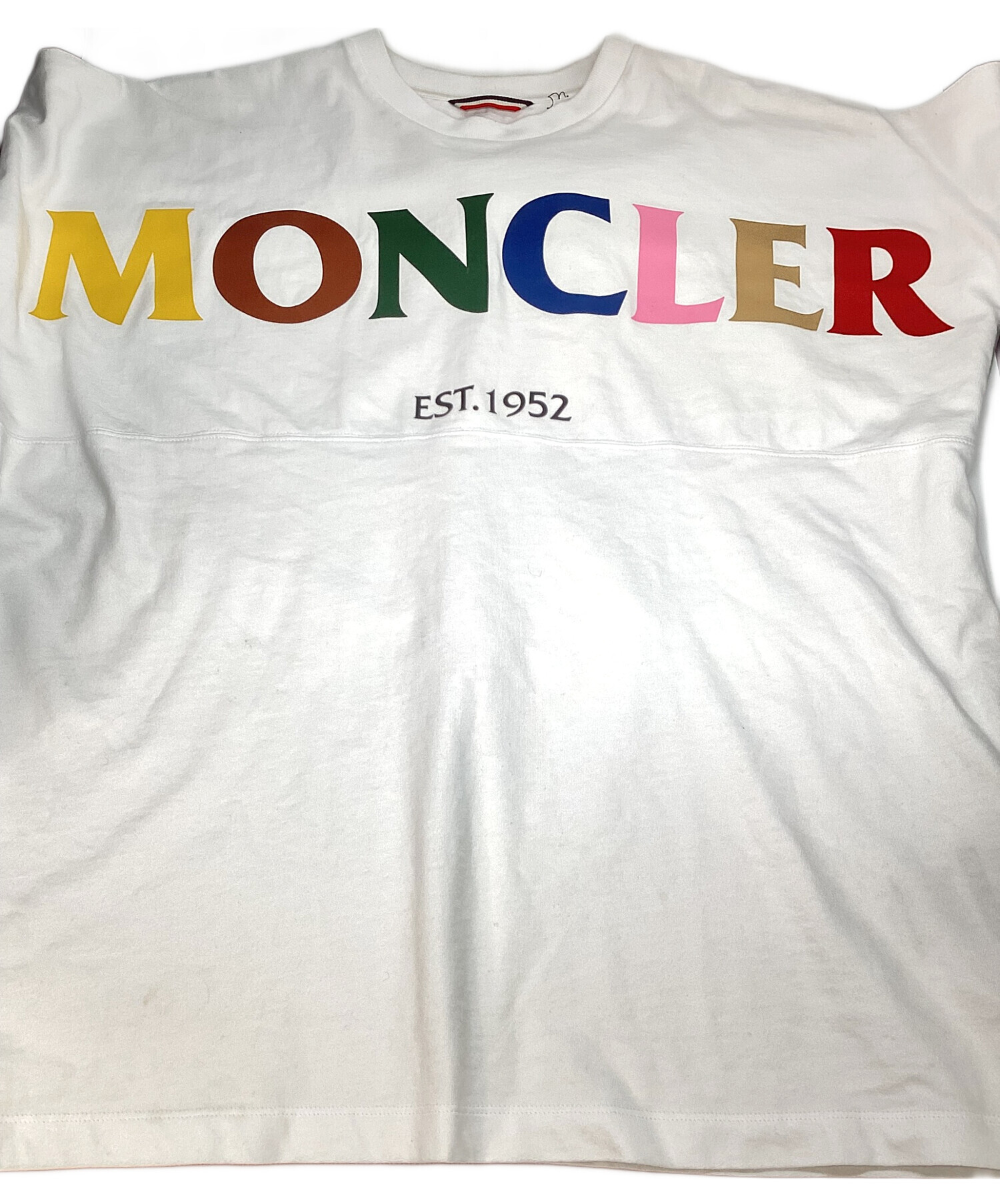 中古・古着通販】MONCLER (モンクレール) 長袖カットソー ホワイト 
