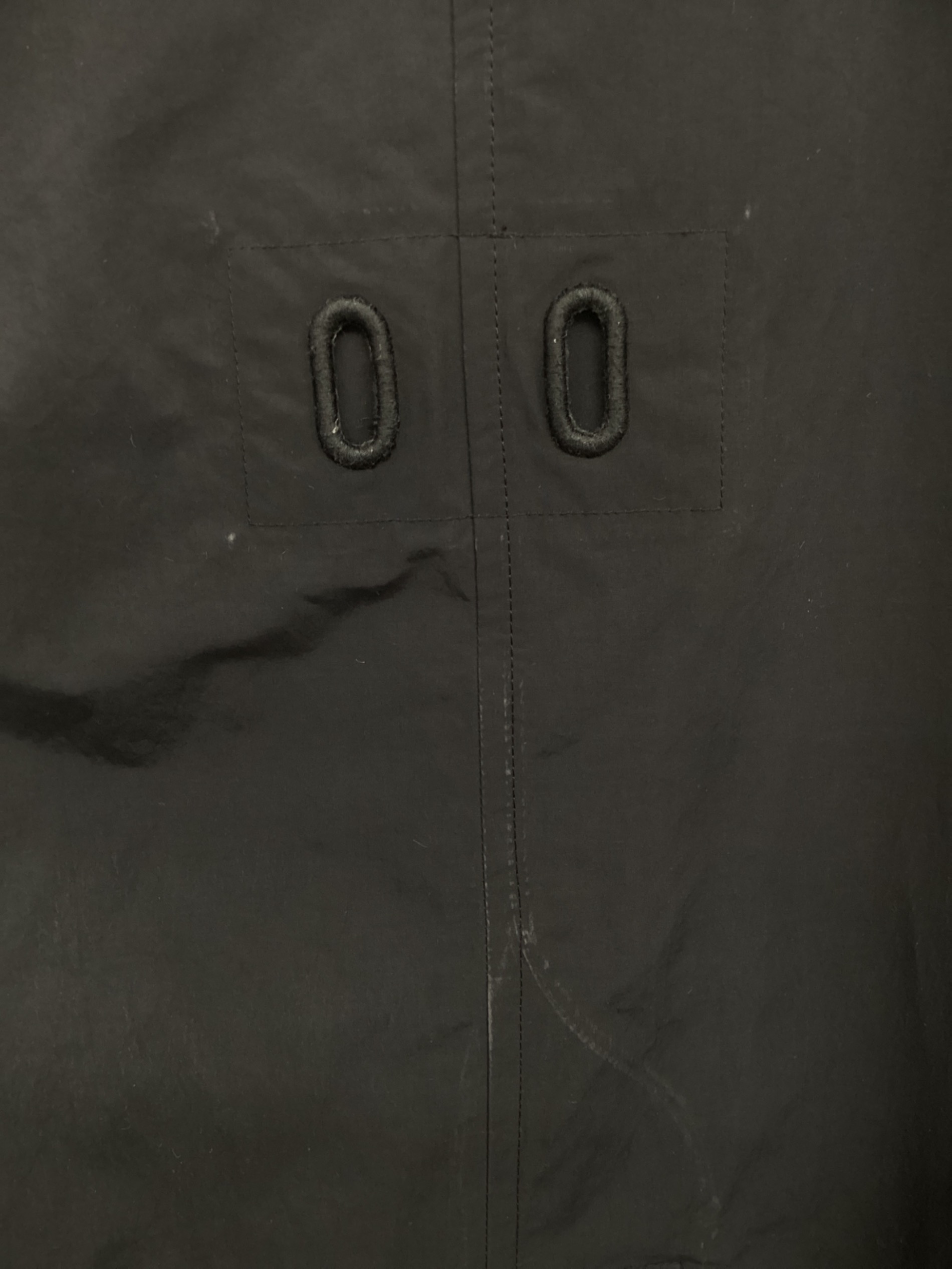 中古・古着通販】MONCLER (モンクレール) トレンチコート ブラック