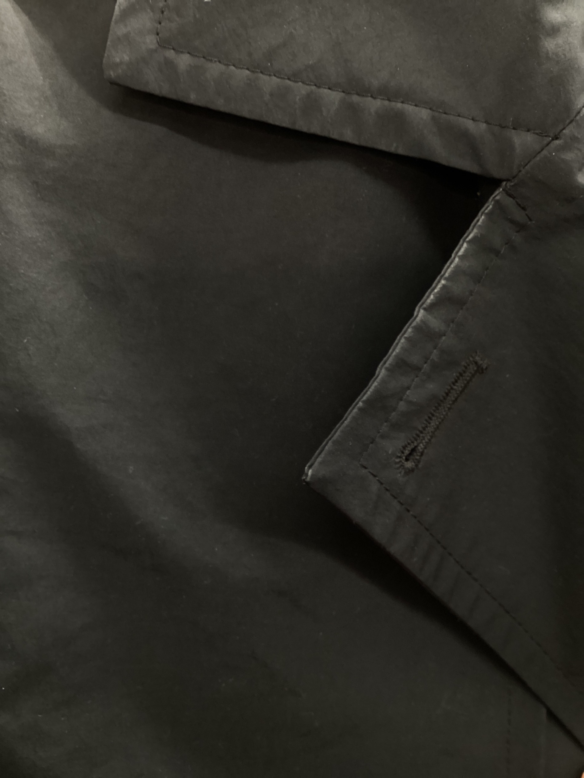 中古・古着通販】MONCLER (モンクレール) トレンチコート ブラック