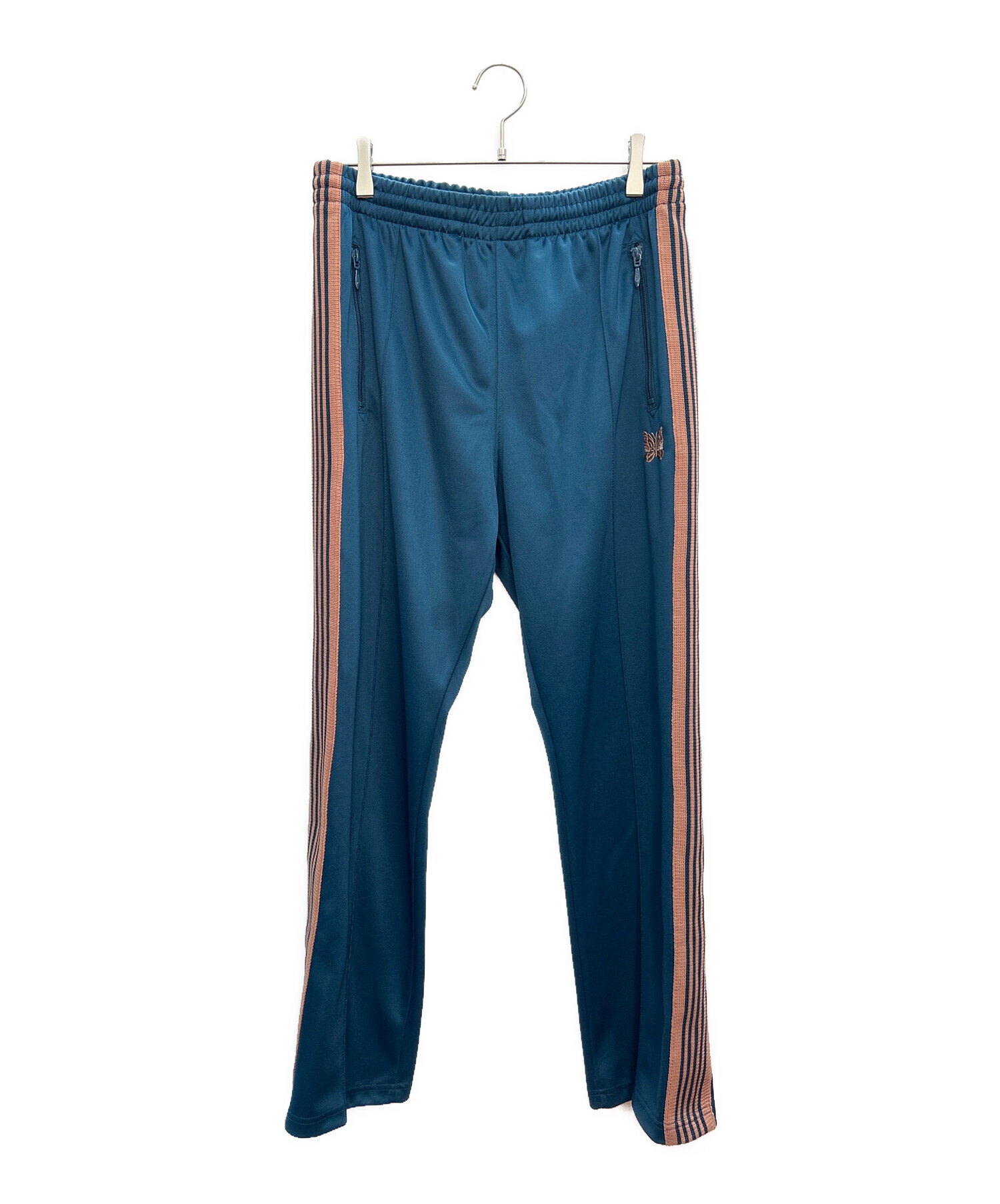 Needles ブーツカットトラックパンツ 23FW ネイビー Lサイズ 中古・古着通販】Needles (ニードルズ) ブーツカットトラックパンツ